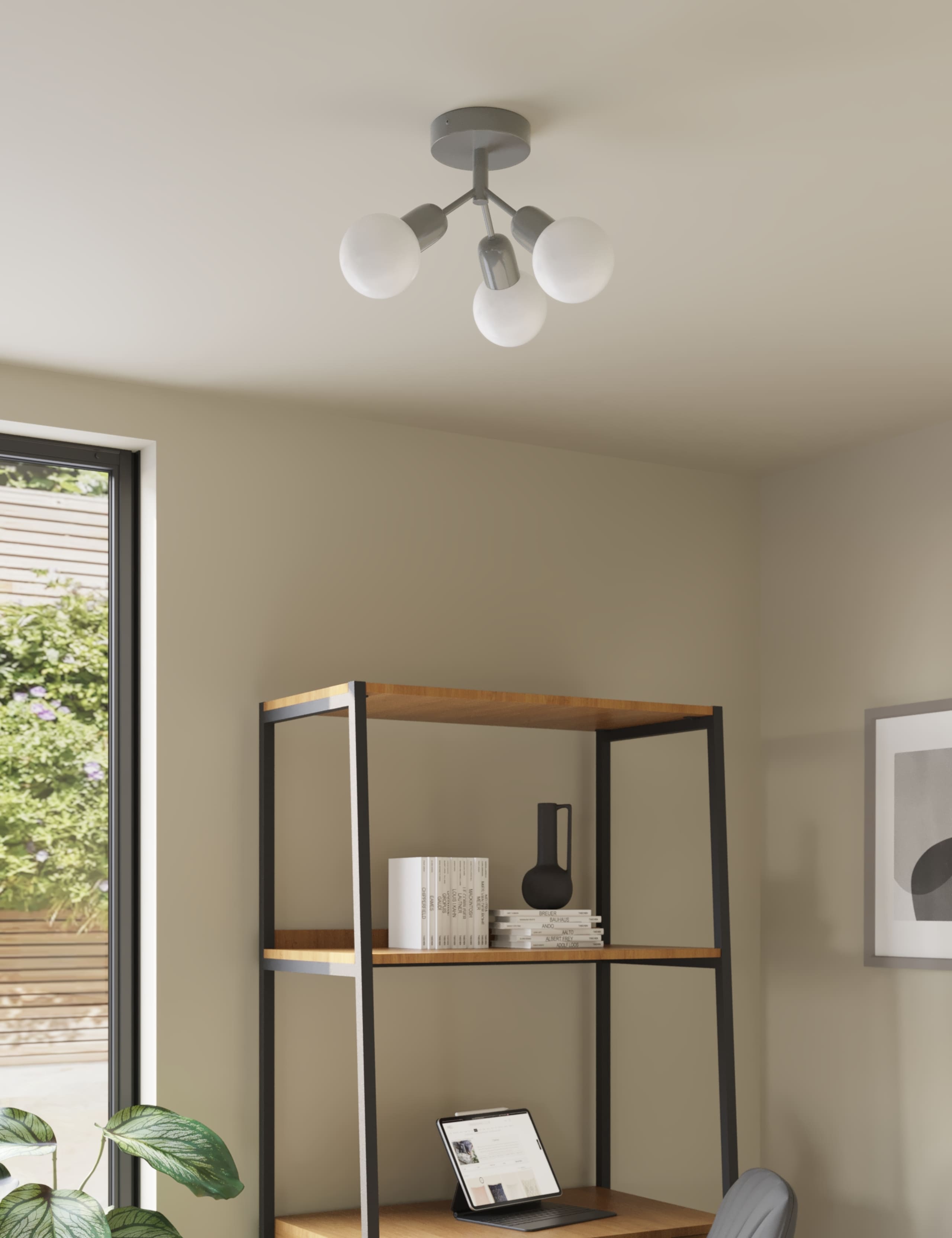 Coby Flush Ceiling Light 4 of 6