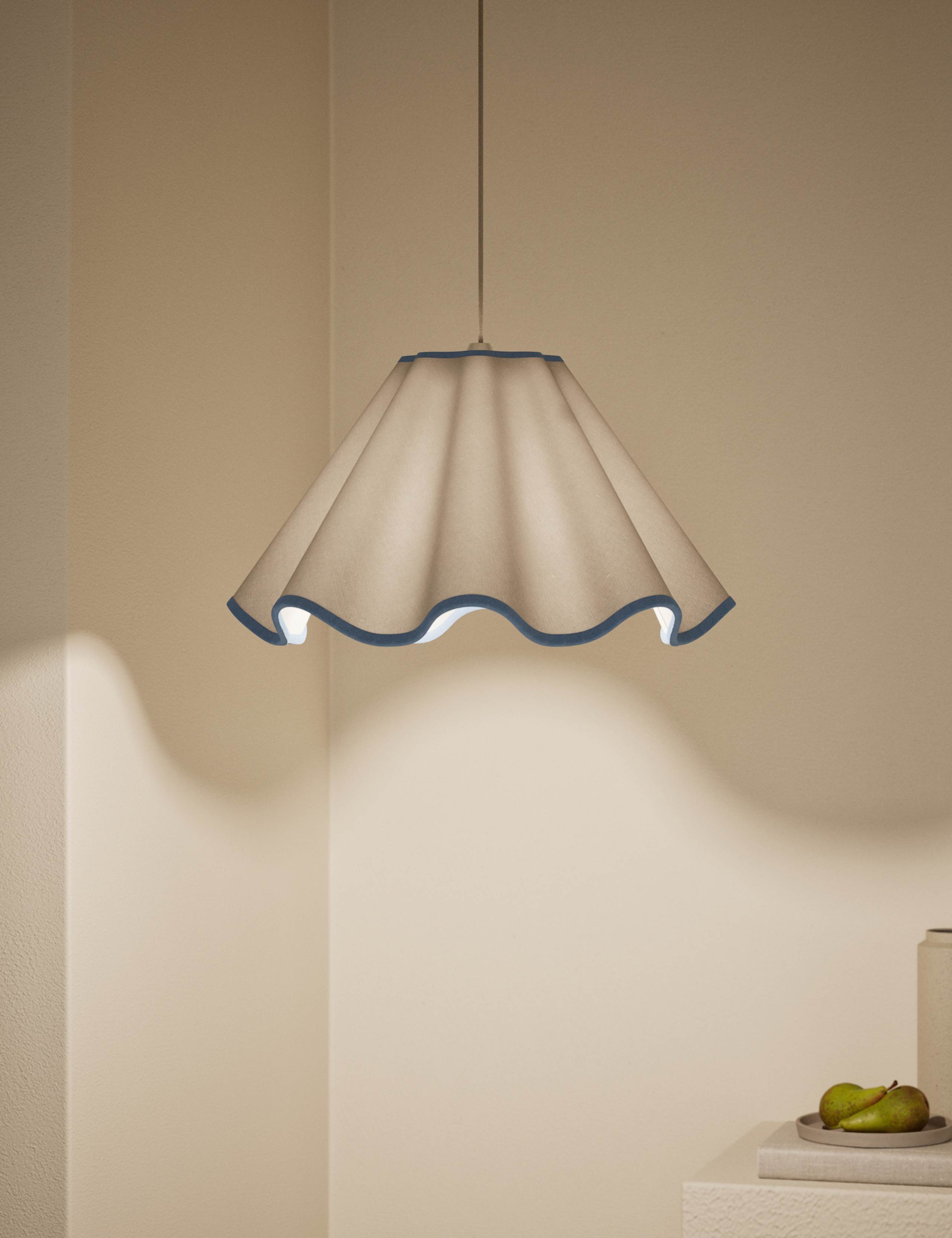 Fabric Wave Scallop Shade 2 of 5