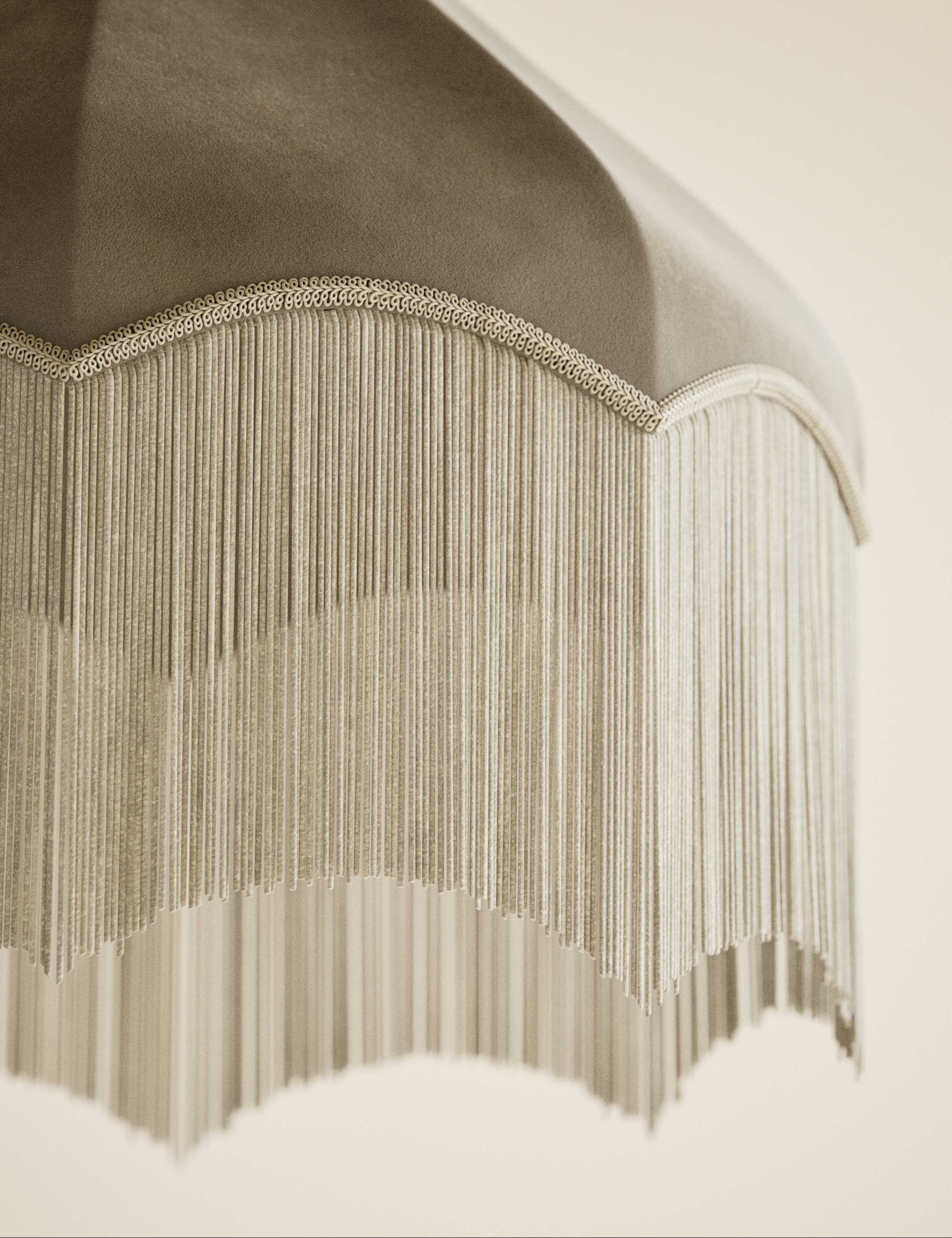 Velvet Fringed Oversized Shade 4 of 5