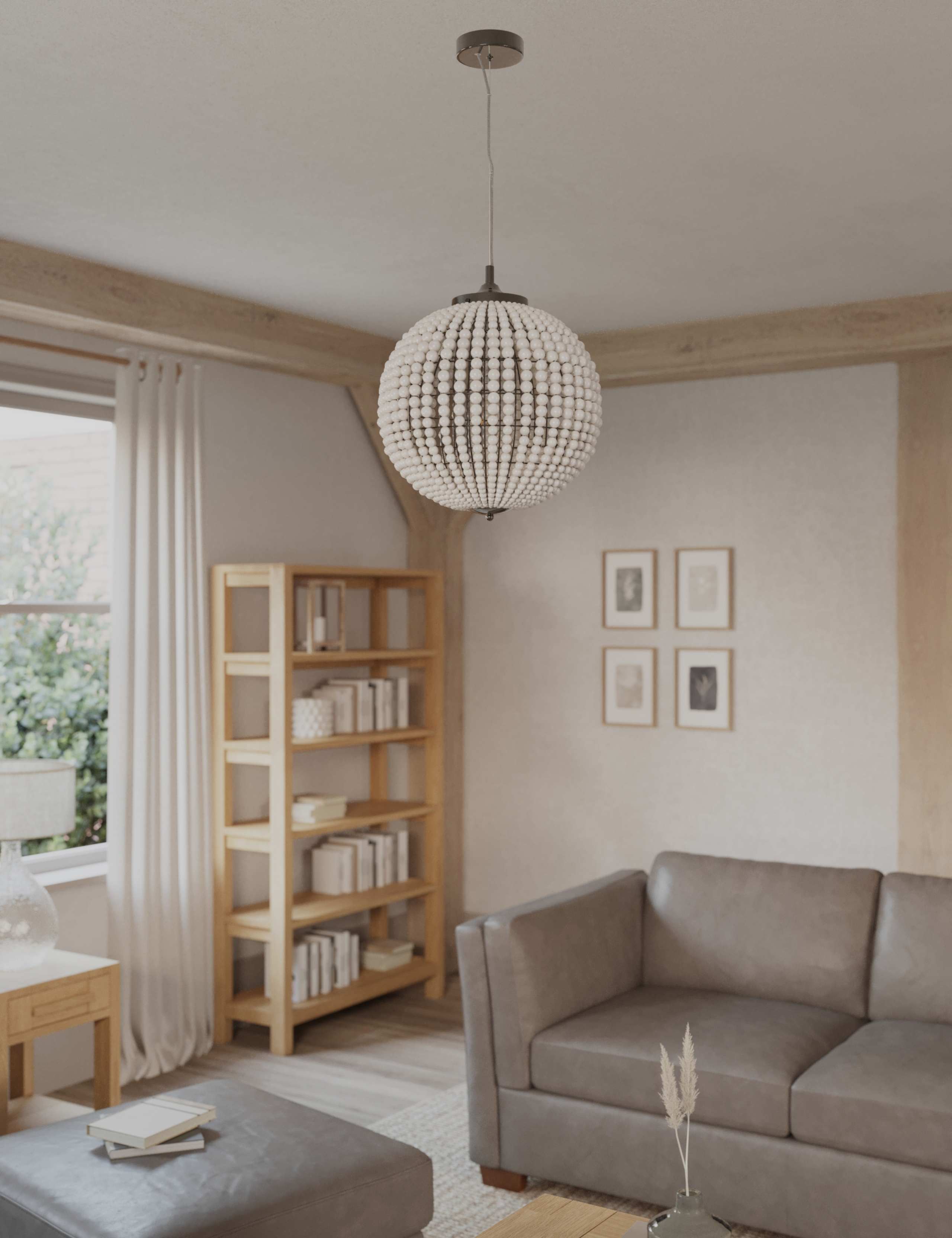 Lydia Beaded Pendant Light 3 of 6