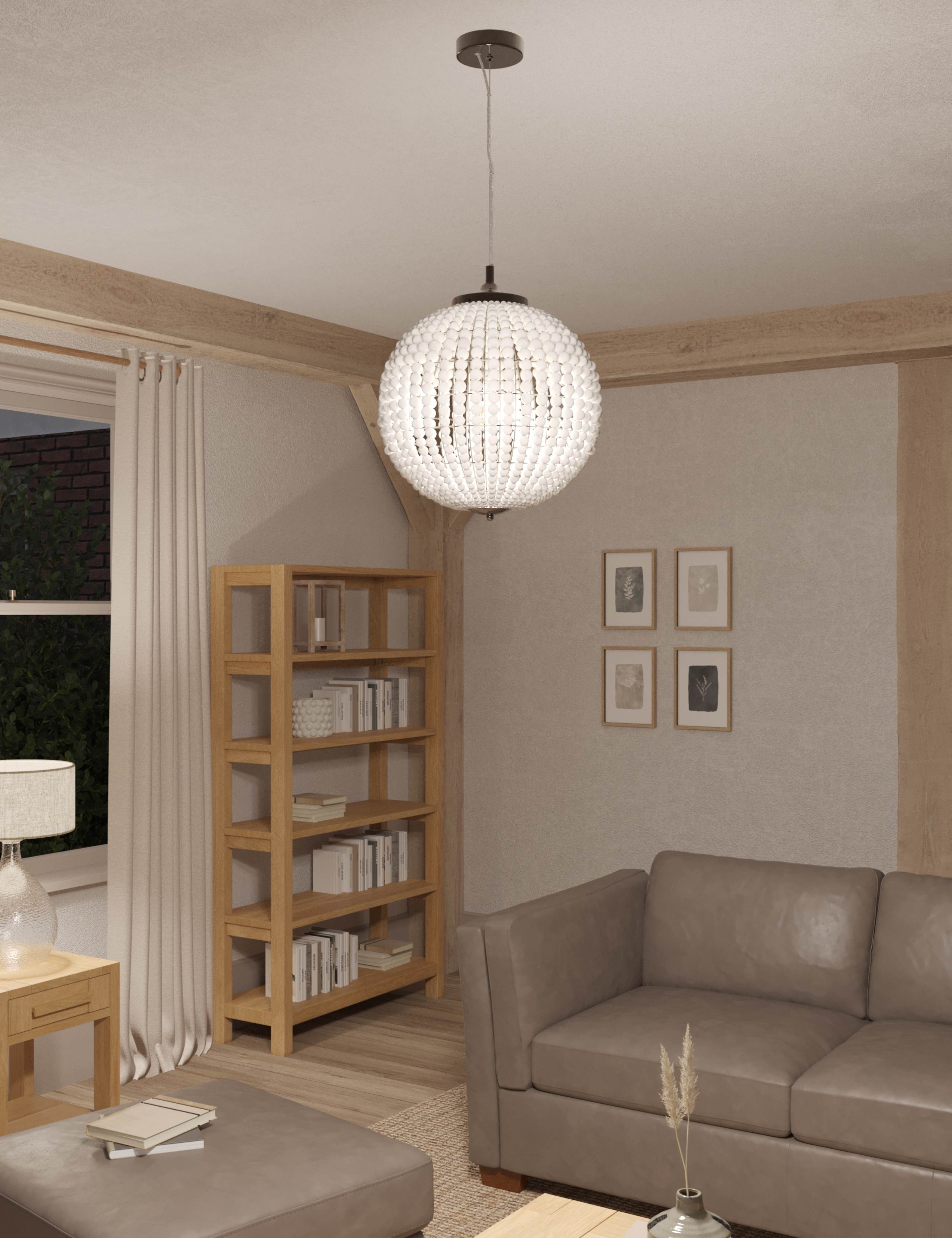 Lydia Beaded Pendant Light 2 of 6