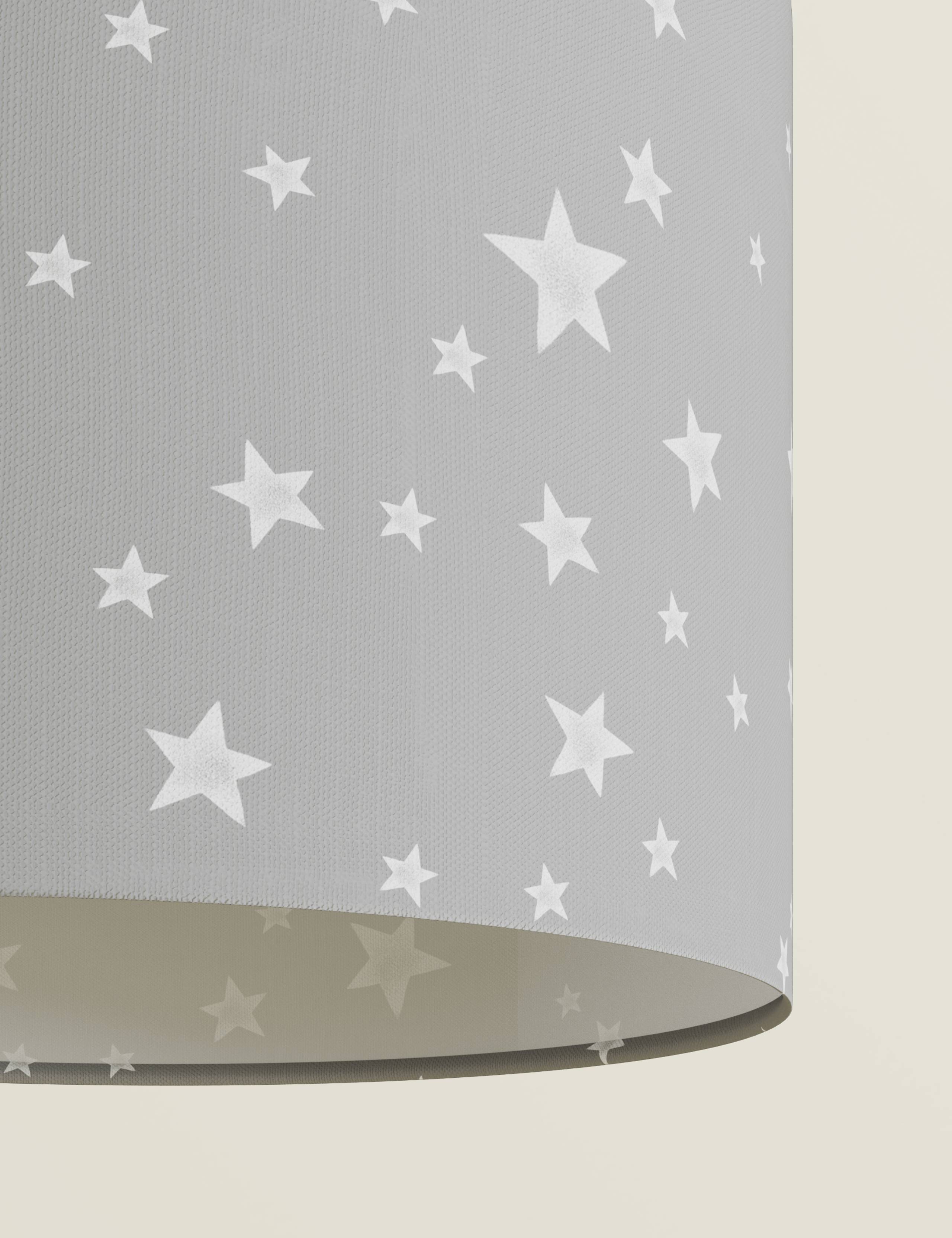 Star Print Ceiling Lamp Shade 4 of 5