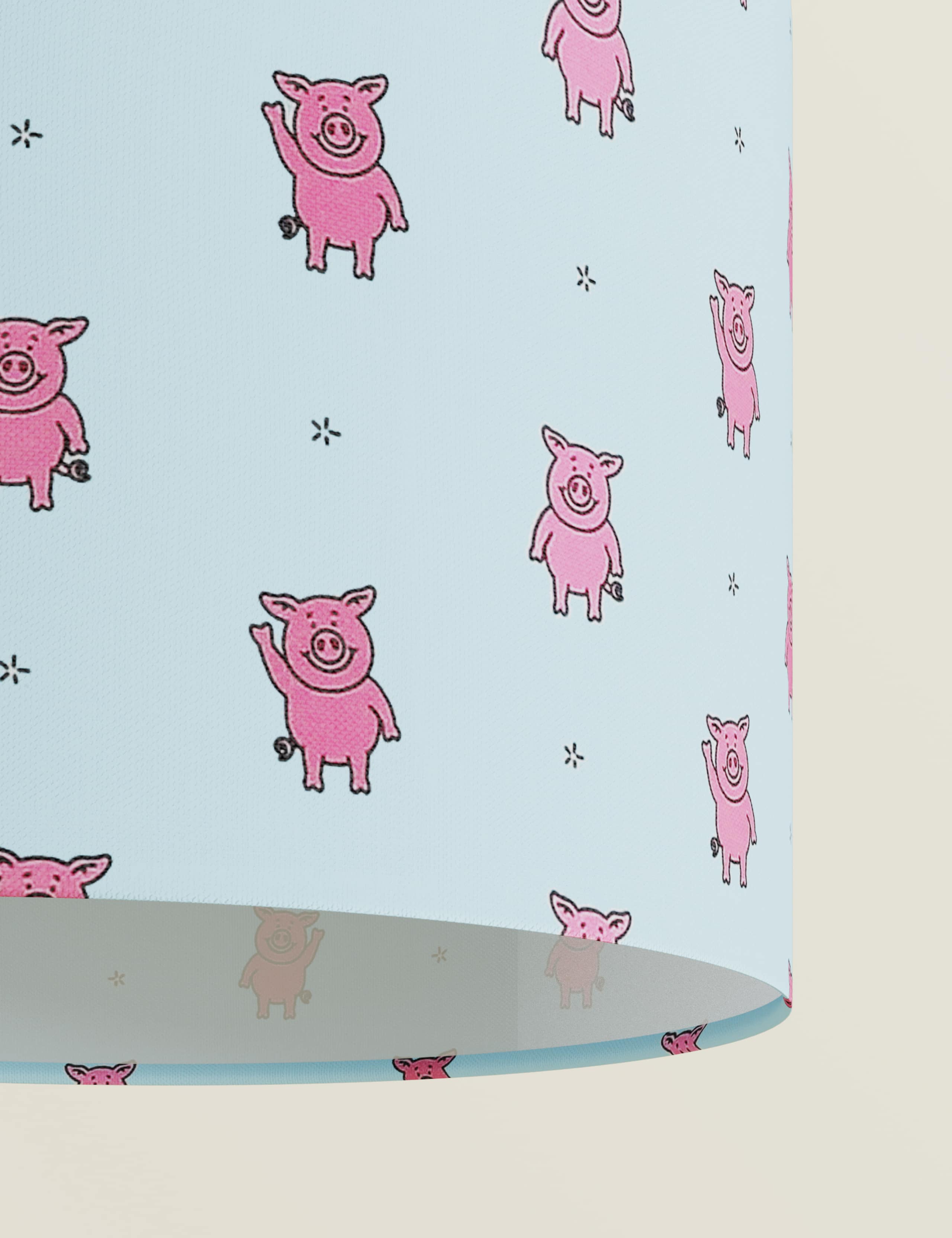 Percy Pig™ Print Ceiling Lamp Shade 4 of 6