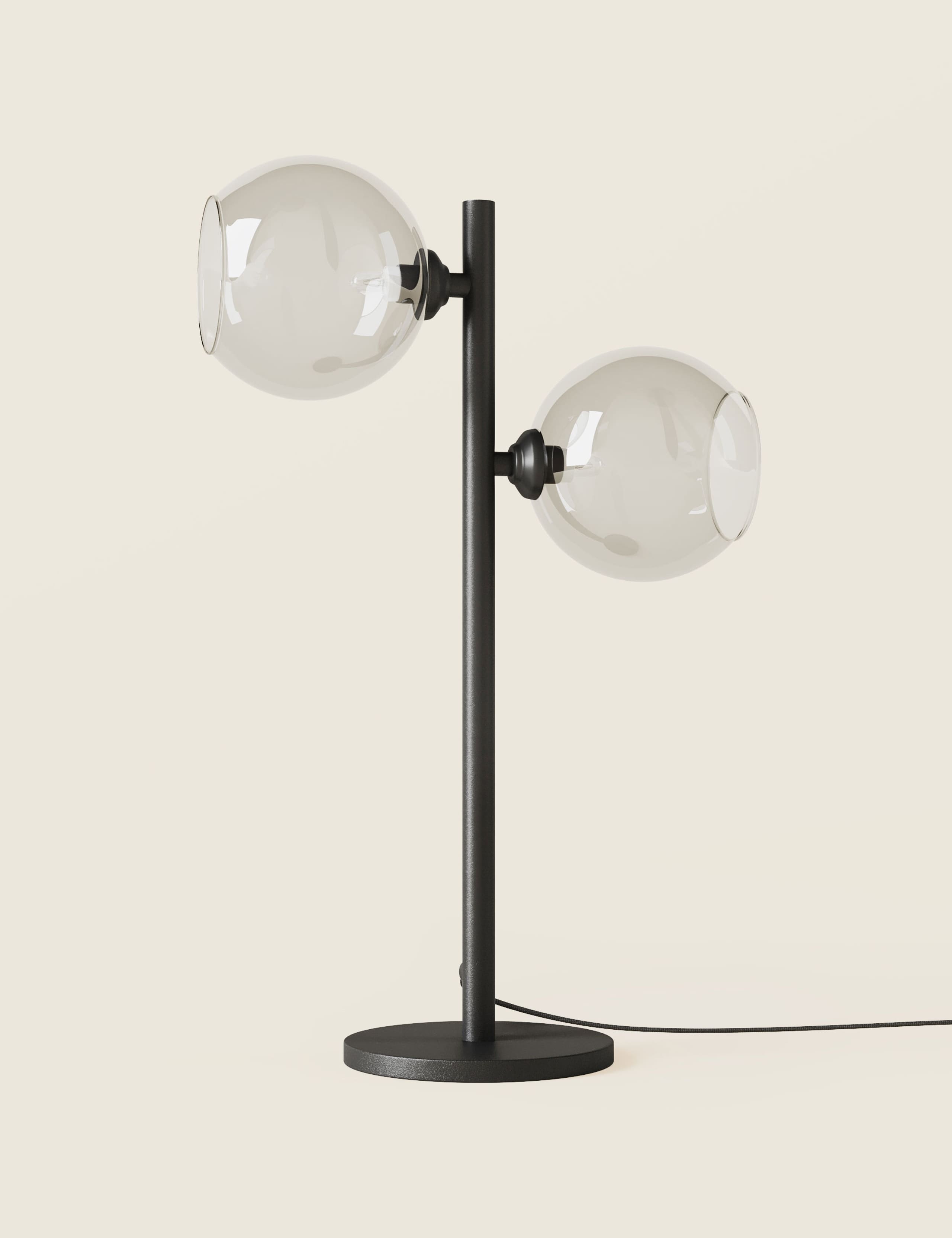 2 Light Globe Table Lamp 1 of 6