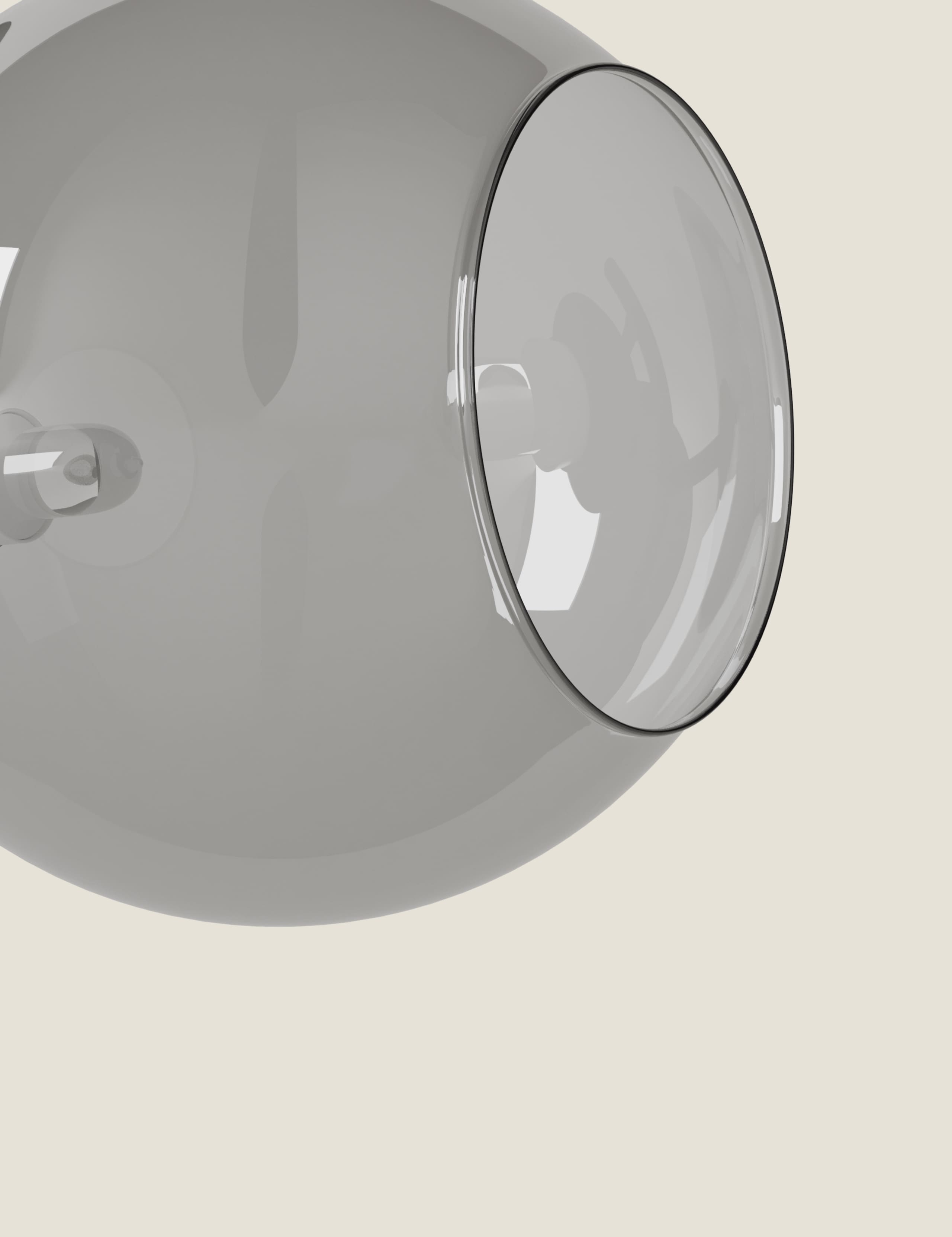 3 Light Globe Flush Ceiling Light 5 of 6