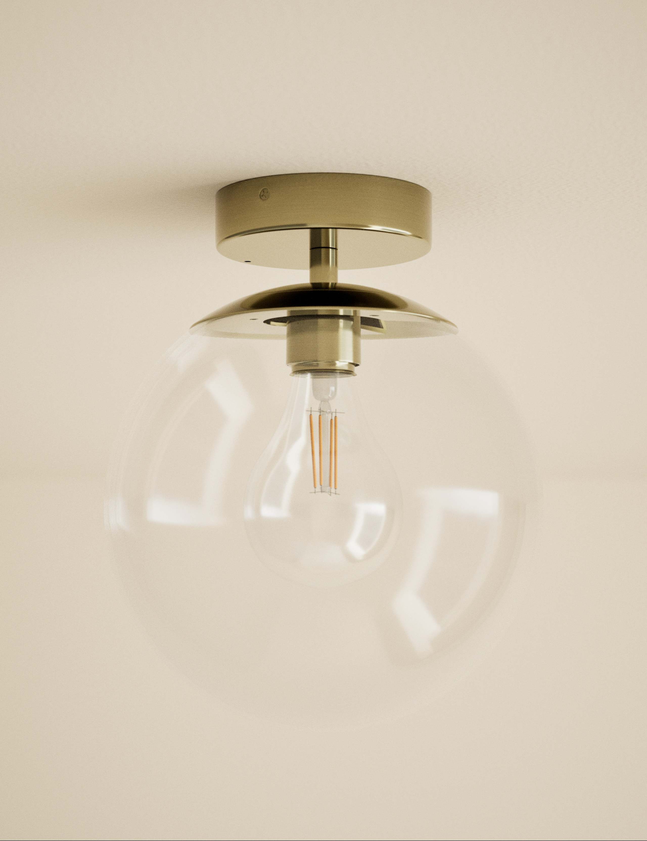Aurora Flush Ceiling Light 4 of 6
