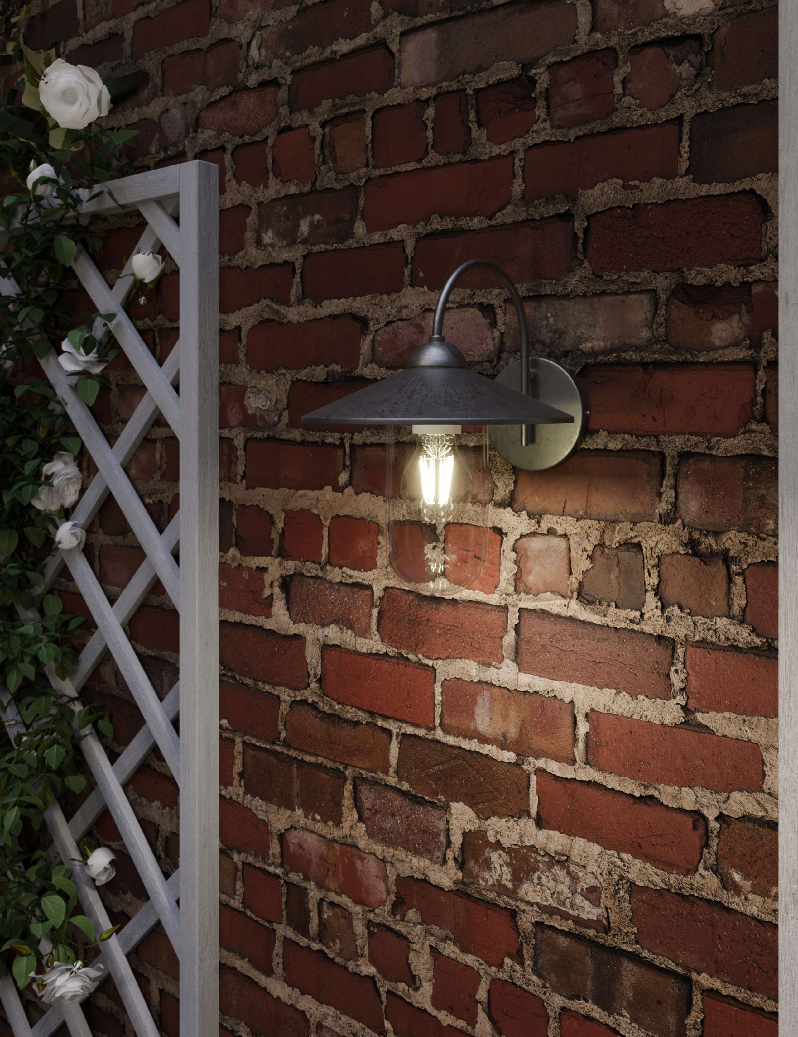 Outdoor Disk Wall Light 1 of 7