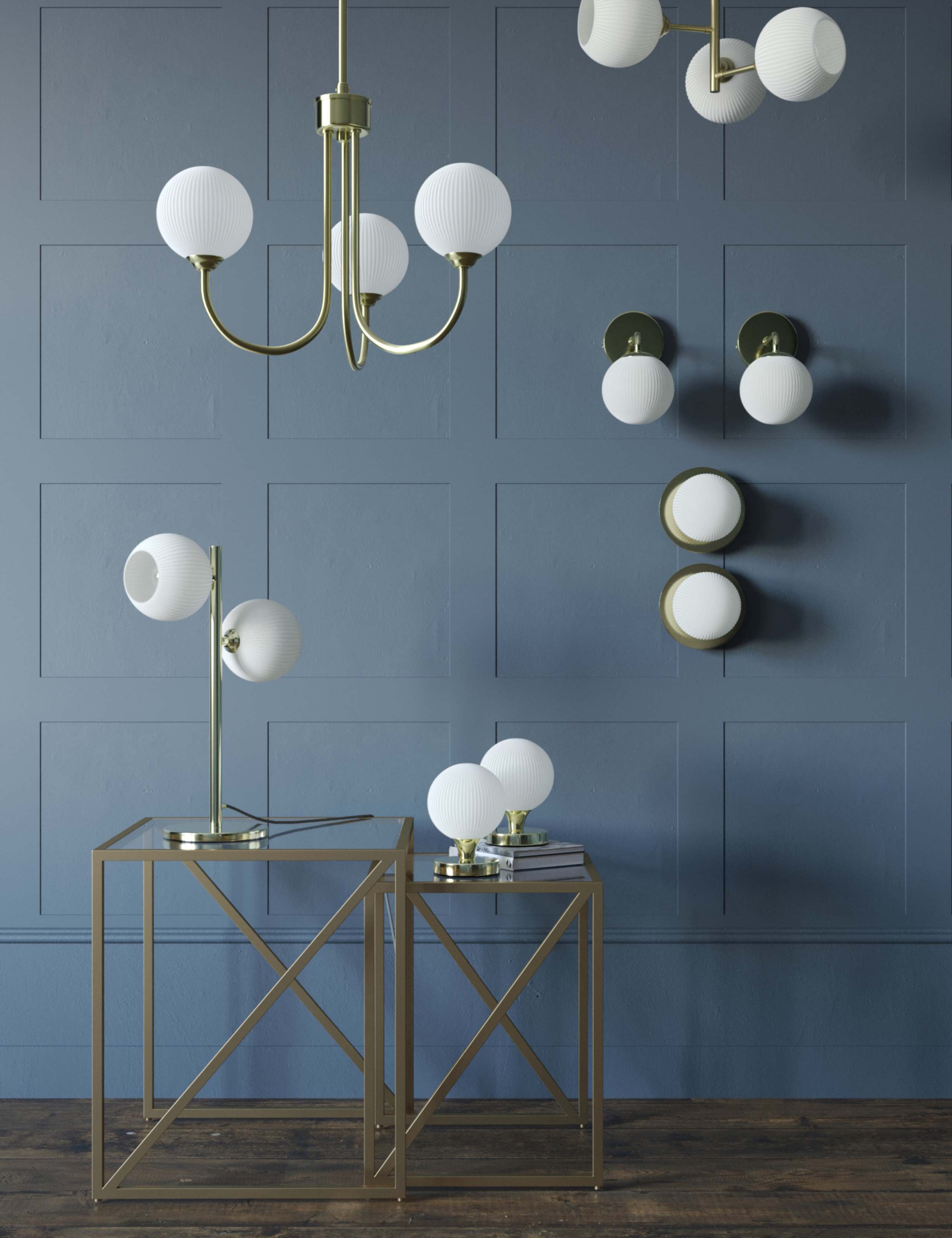 Set of 2 Globe Wall Lights 7 of 7