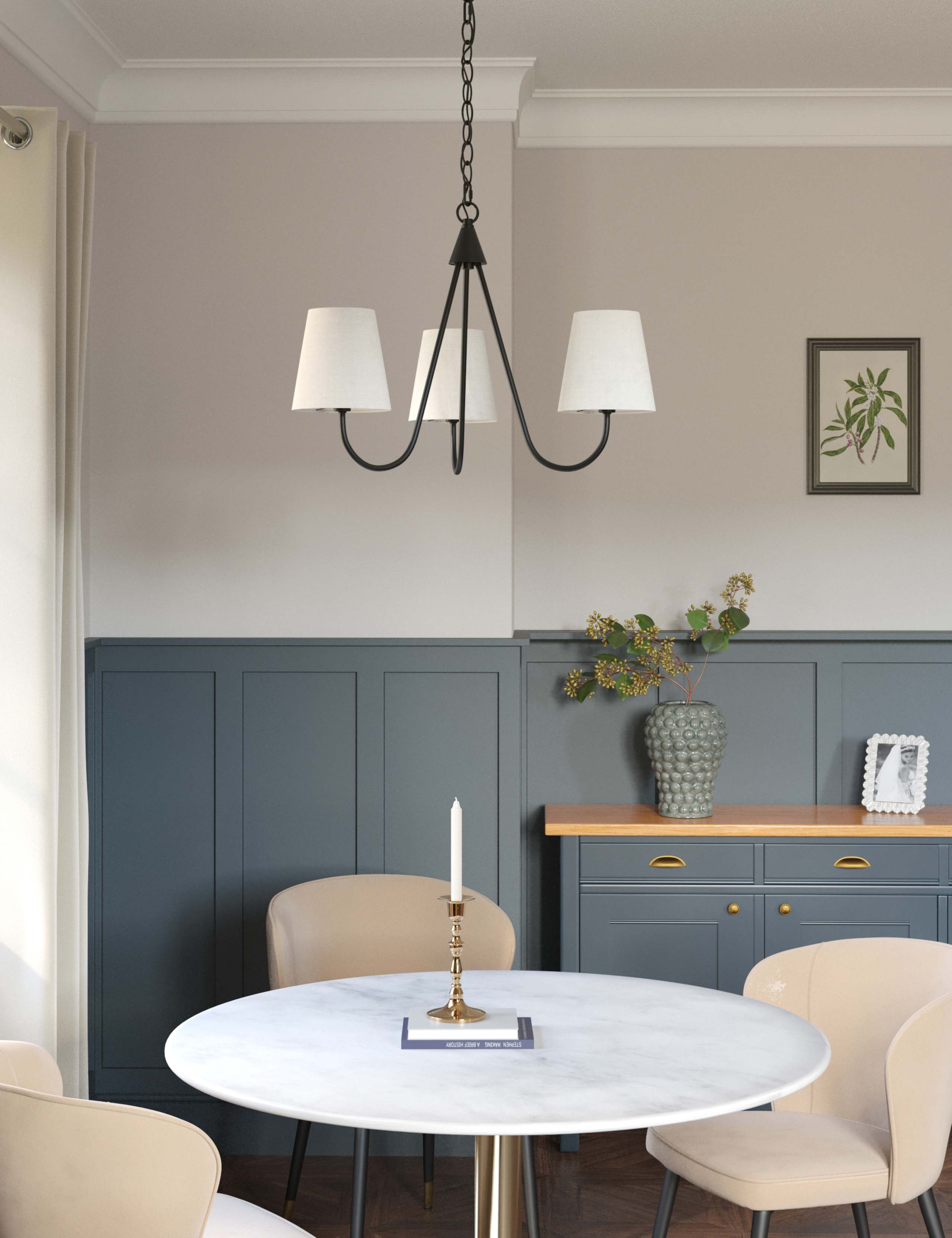 3 Shade Ceiling Light 3 of 6