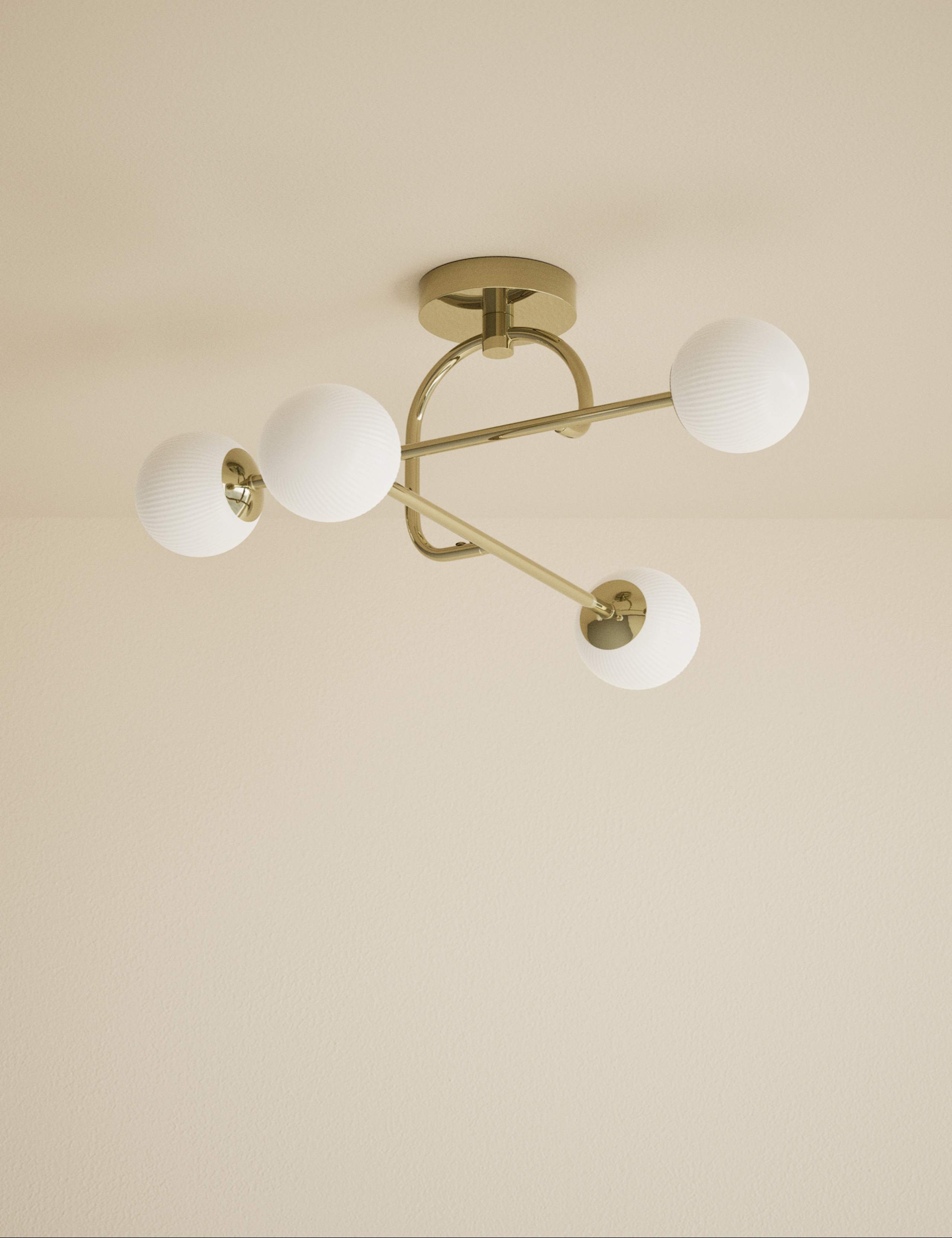 Parker Flush Ceiling Light 3 of 5