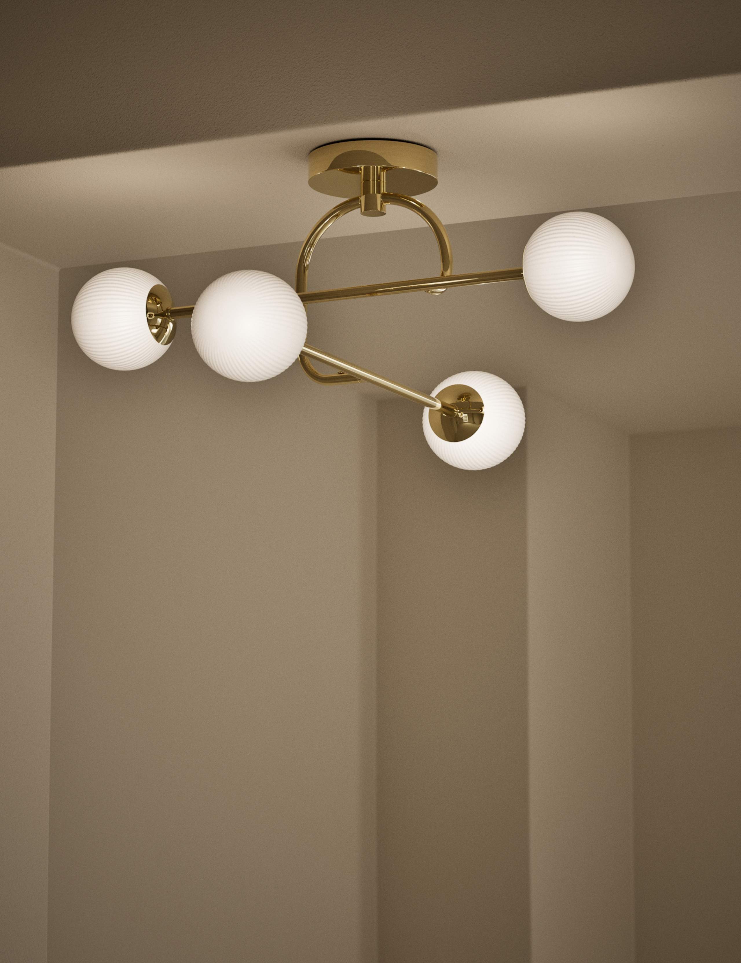 Parker Flush Ceiling Light 2 of 5