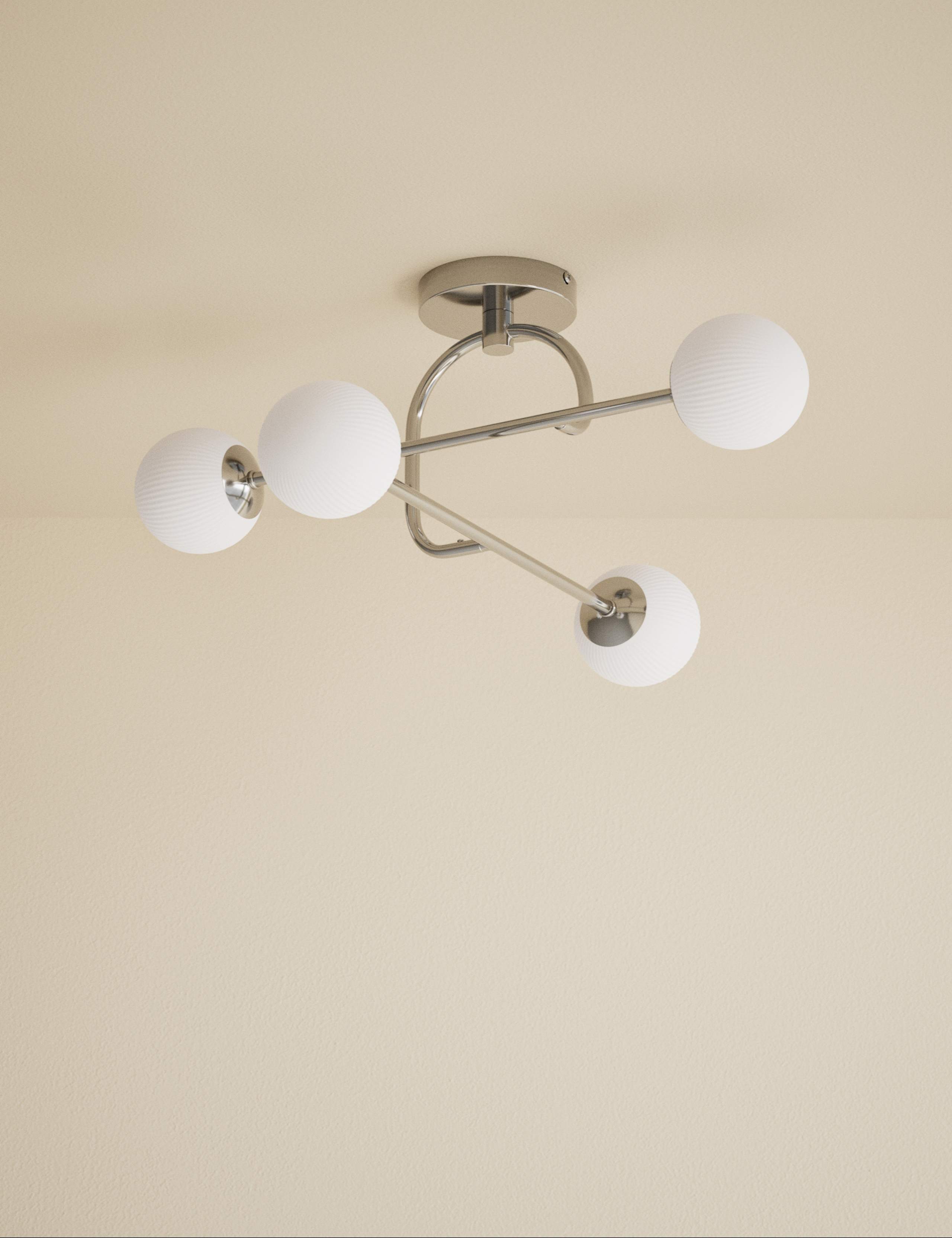 Parker Flush Ceiling Light 1 of 5