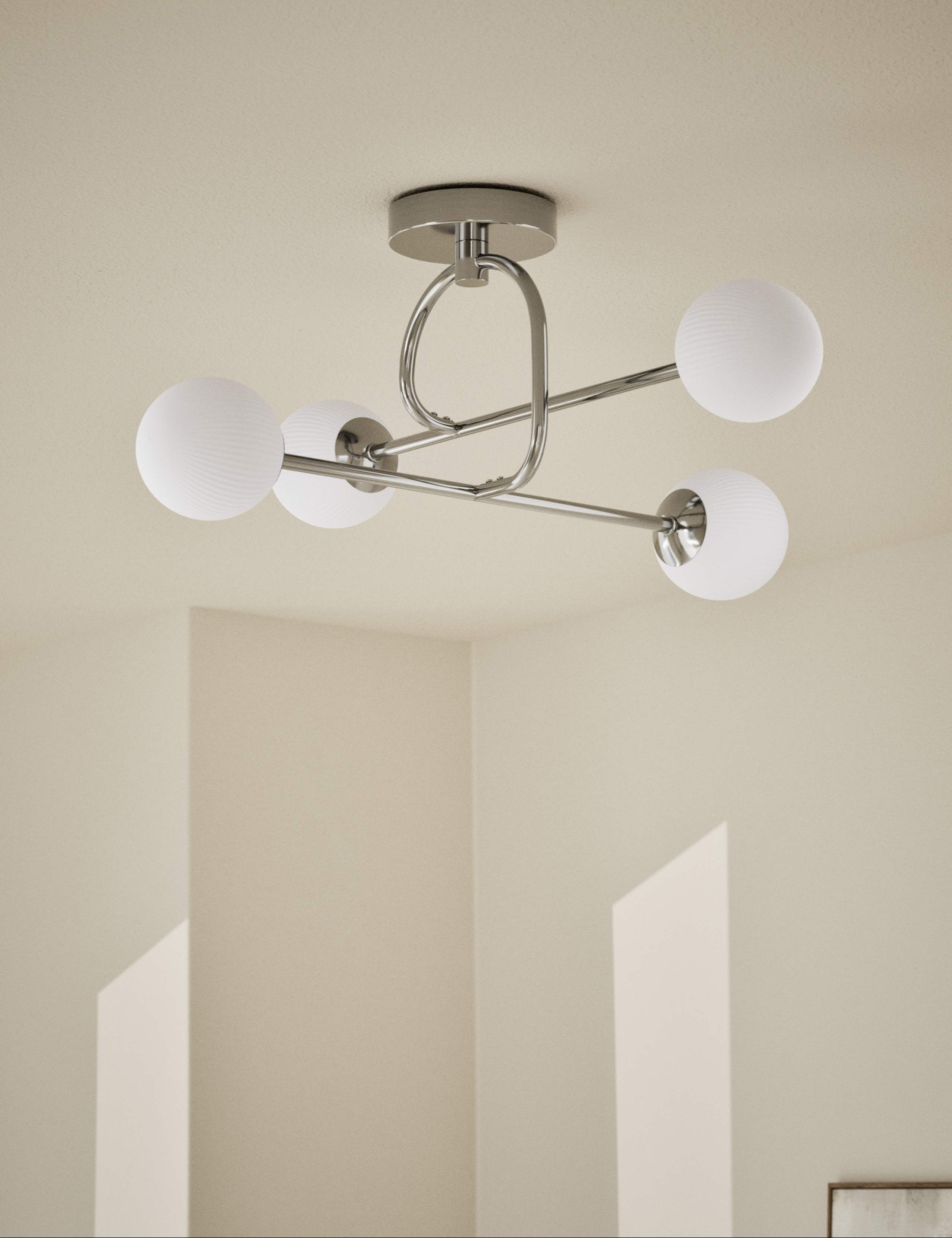 Parker Flush Ceiling Light 3 of 5