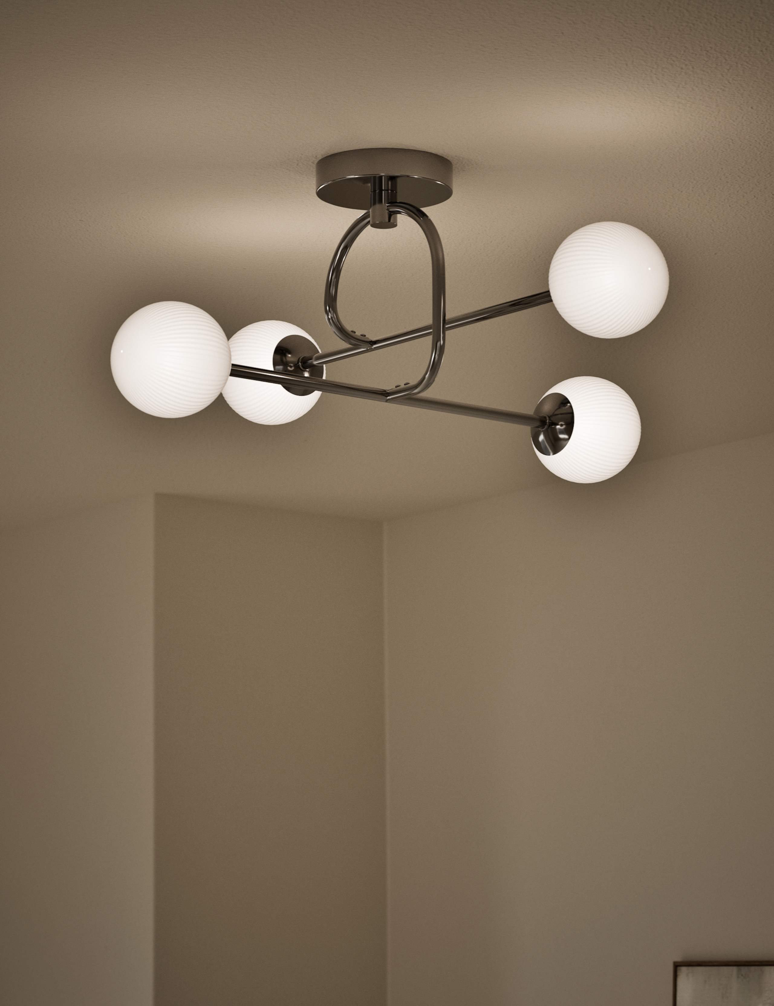 Parker Flush Ceiling Light 2 of 5