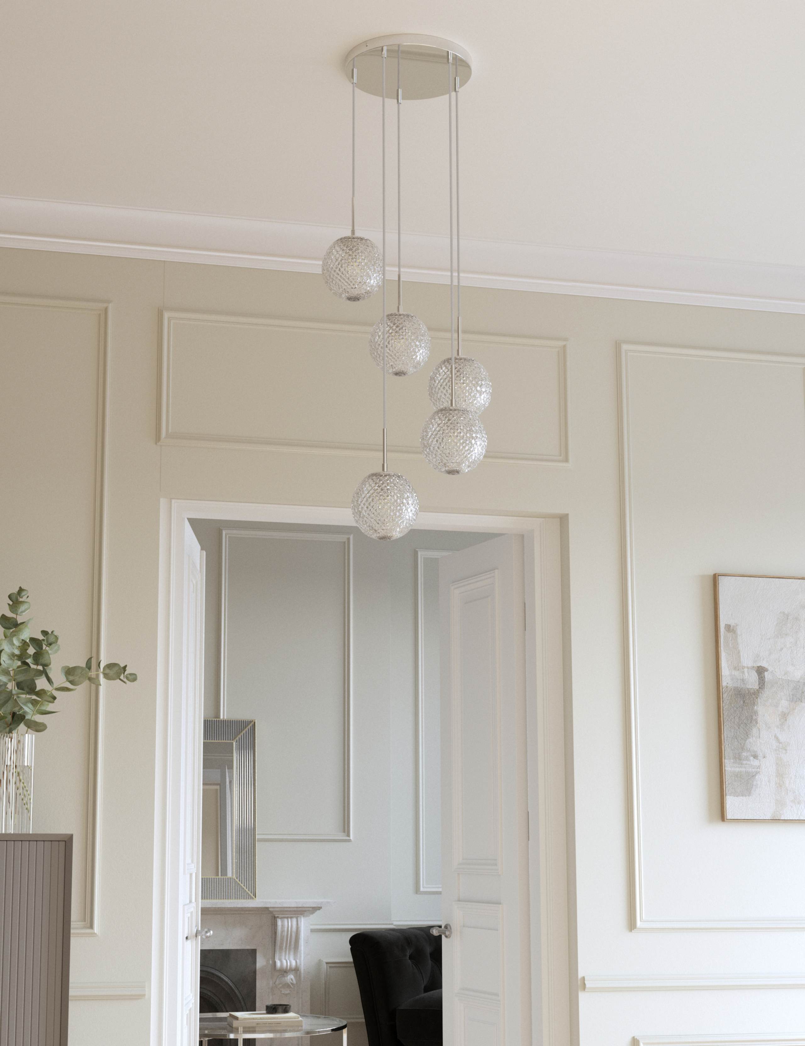 Glass Cluster Ceiling Light 3 of 7