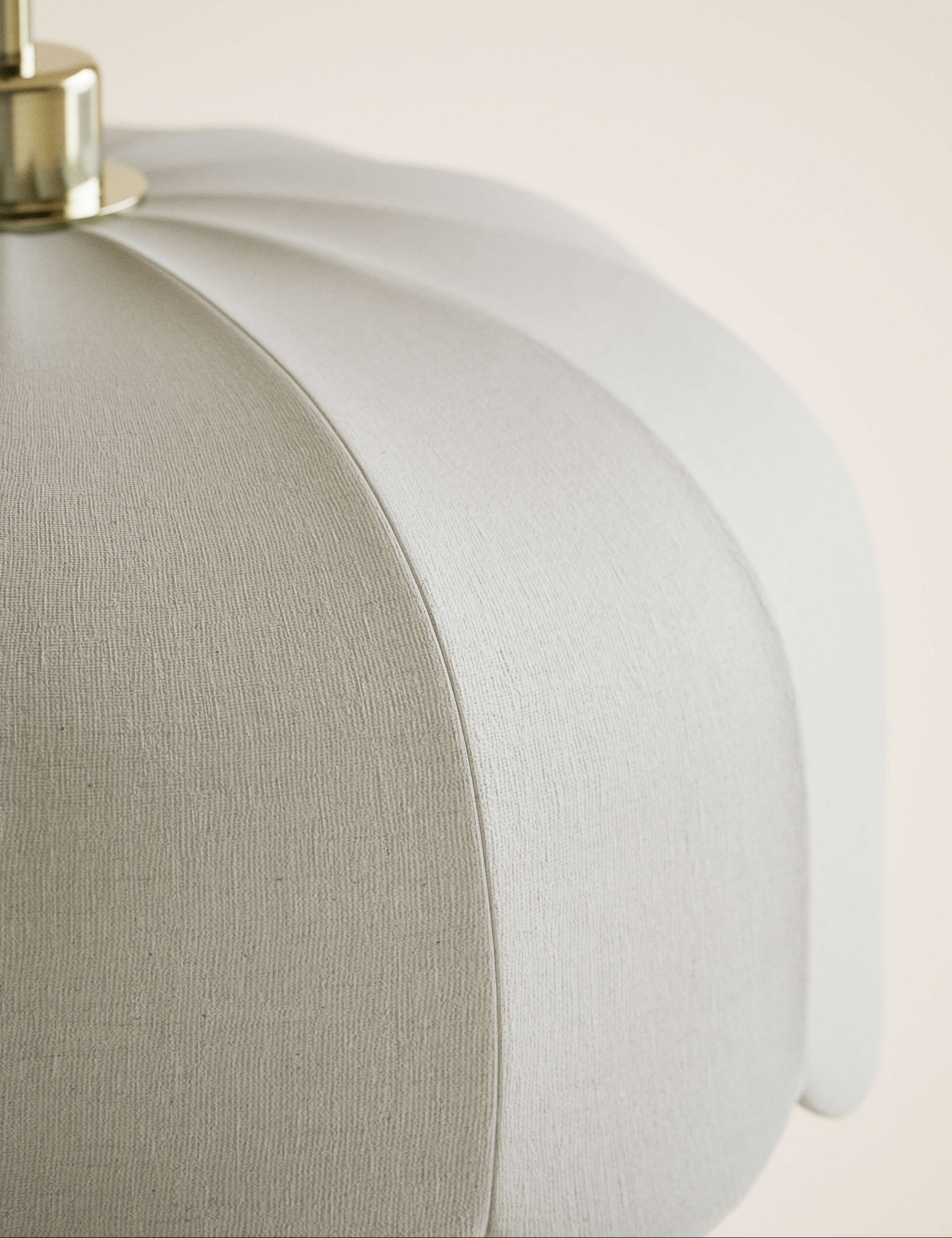 Skeletal Petal Fabric Scallop Pendant Light 5 of 5