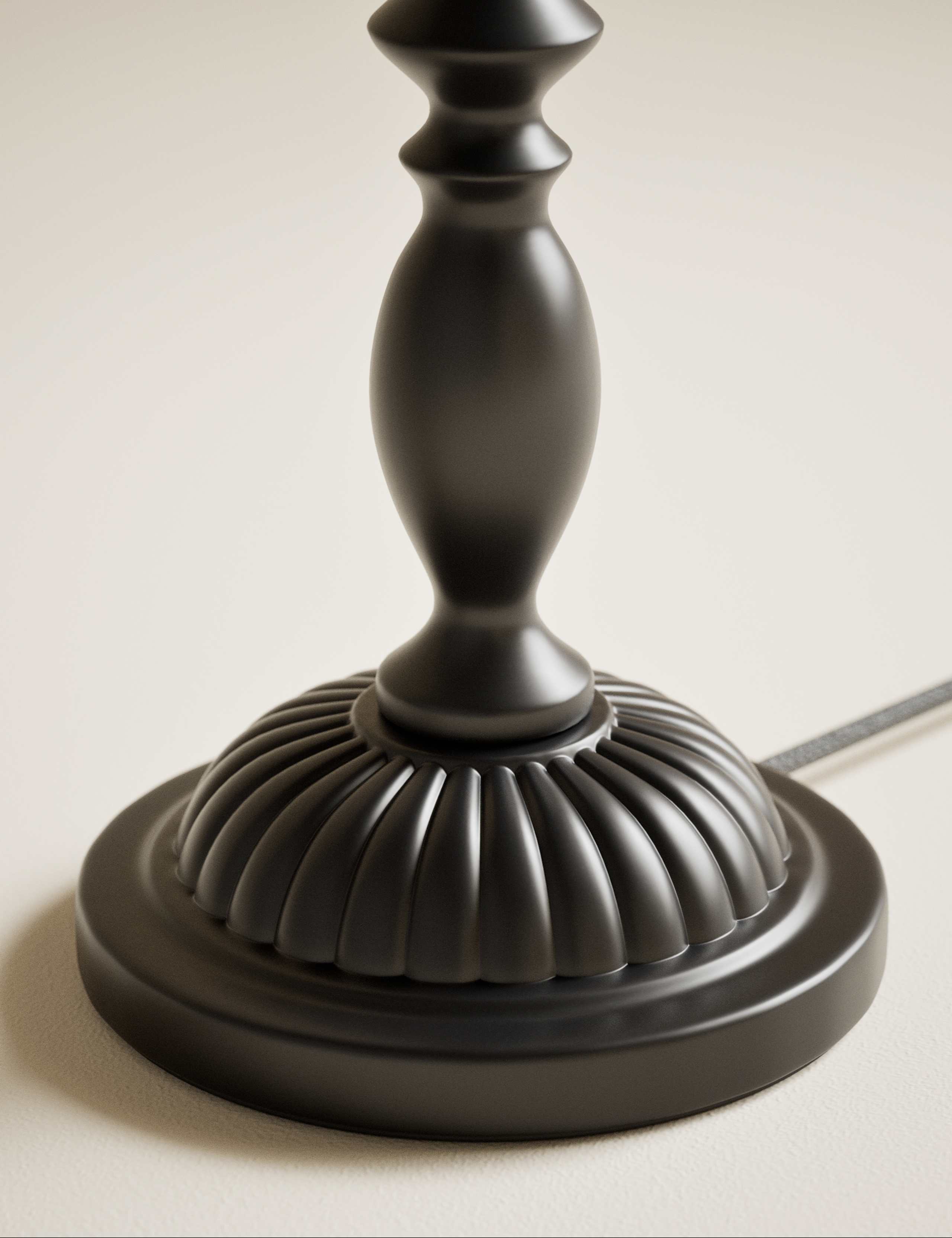 Velvet Floral Table Lamp 4 of 5
