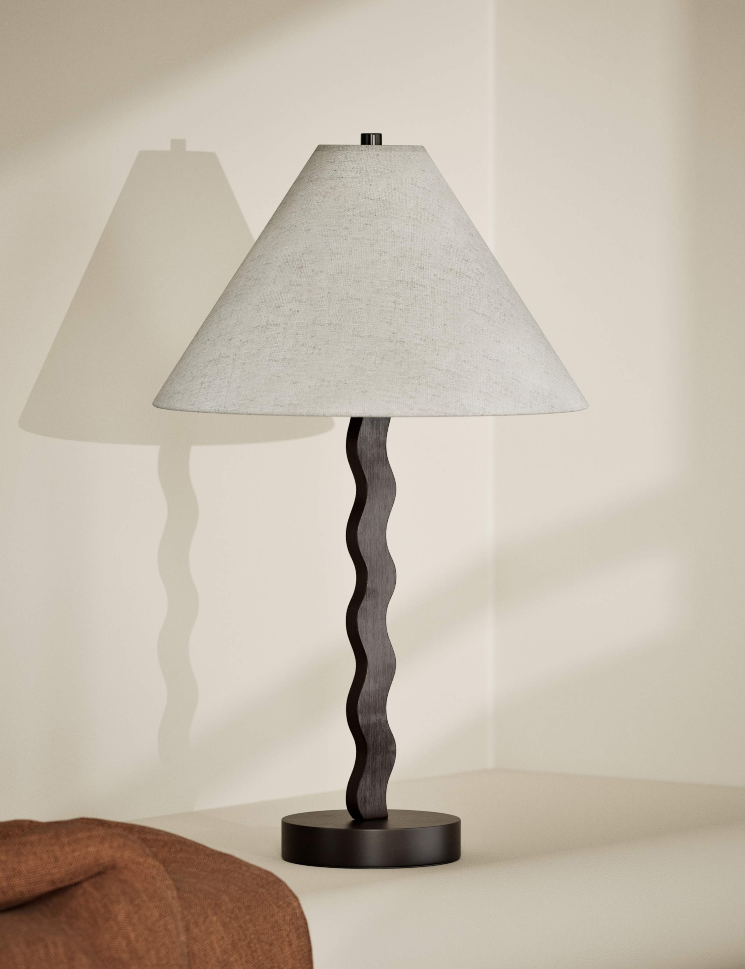 Wooden Wobble Table Lamp 1 of 5