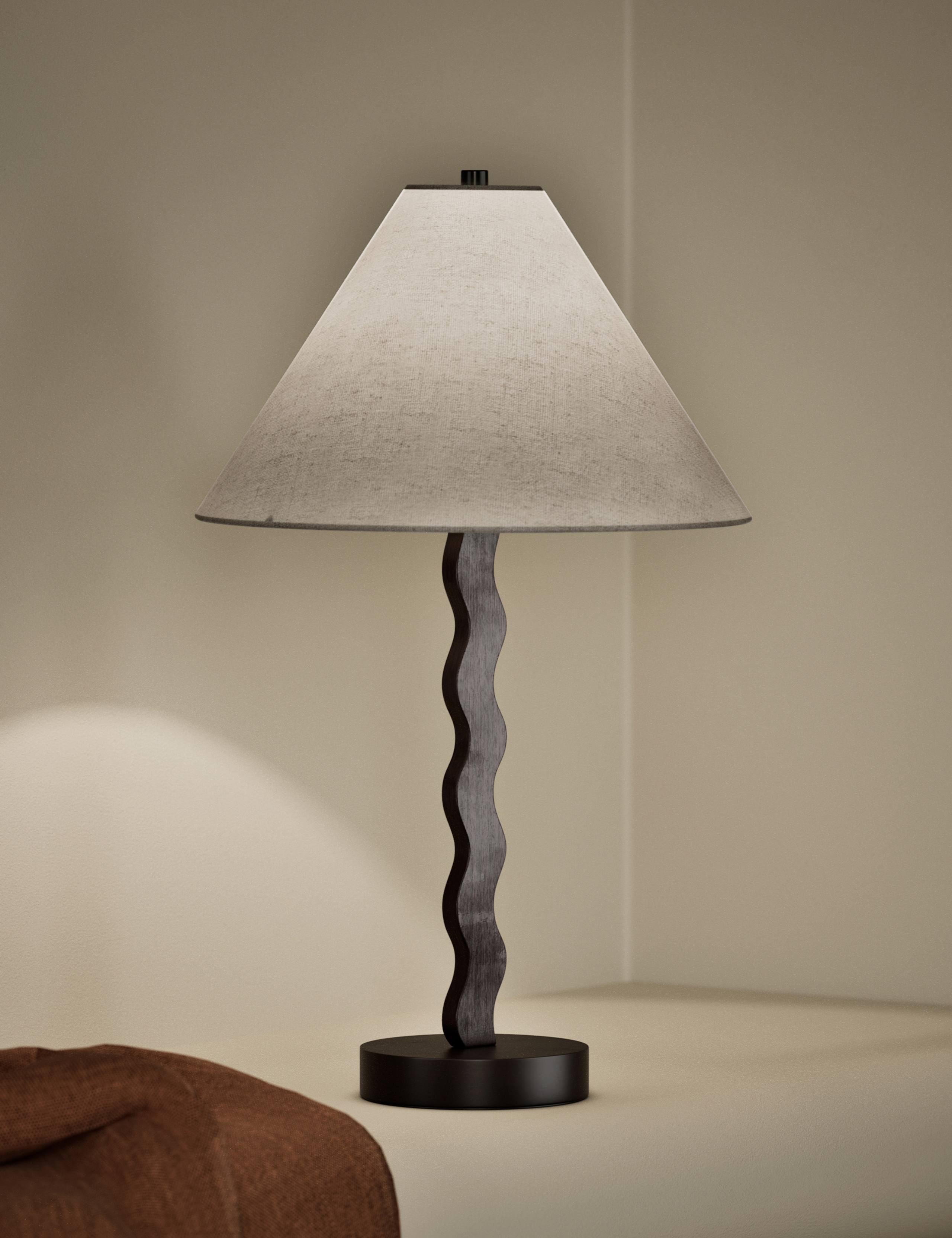 Wooden Wobble Table Lamp 2 of 5