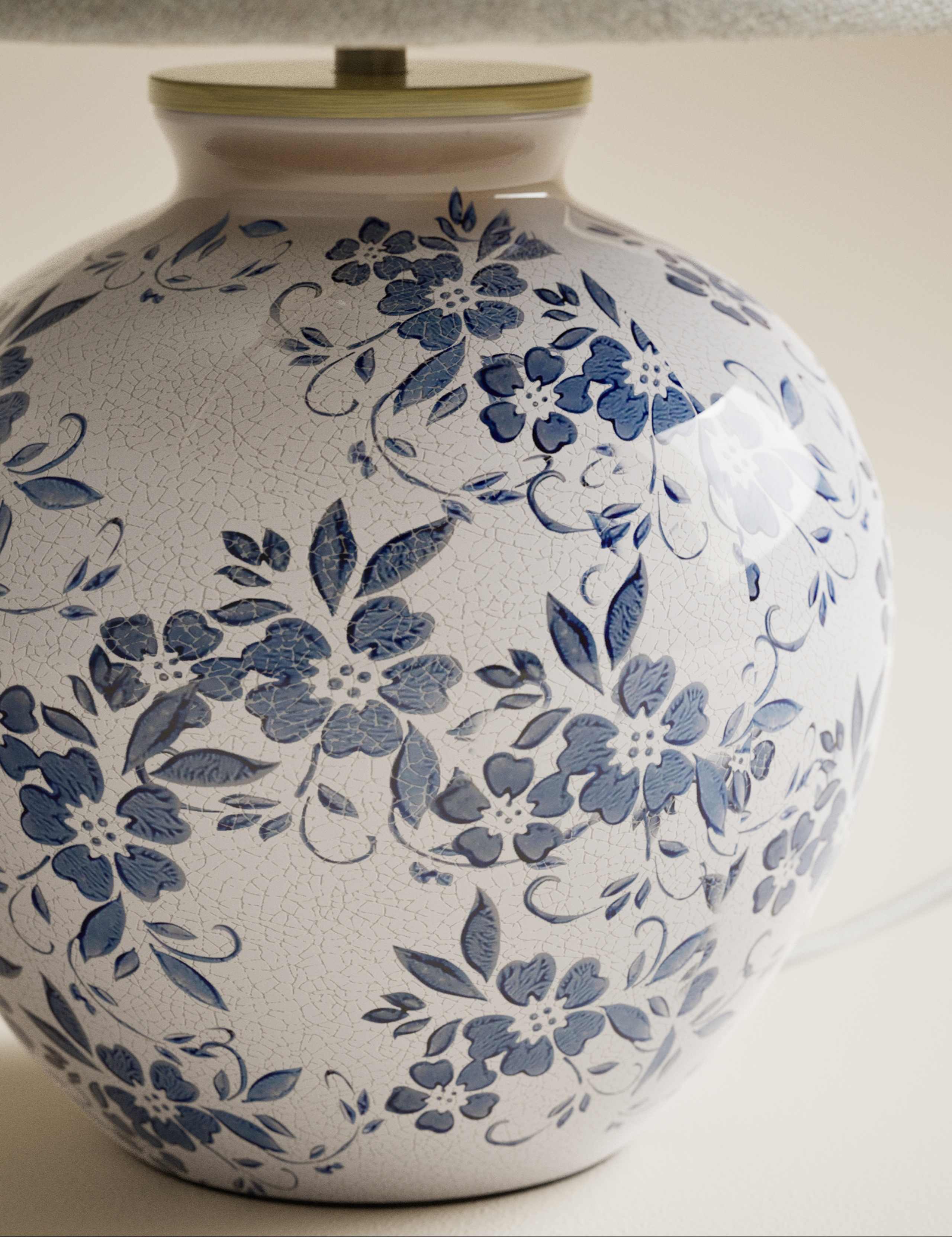 Floral Urn Table Lamp 4 of 5