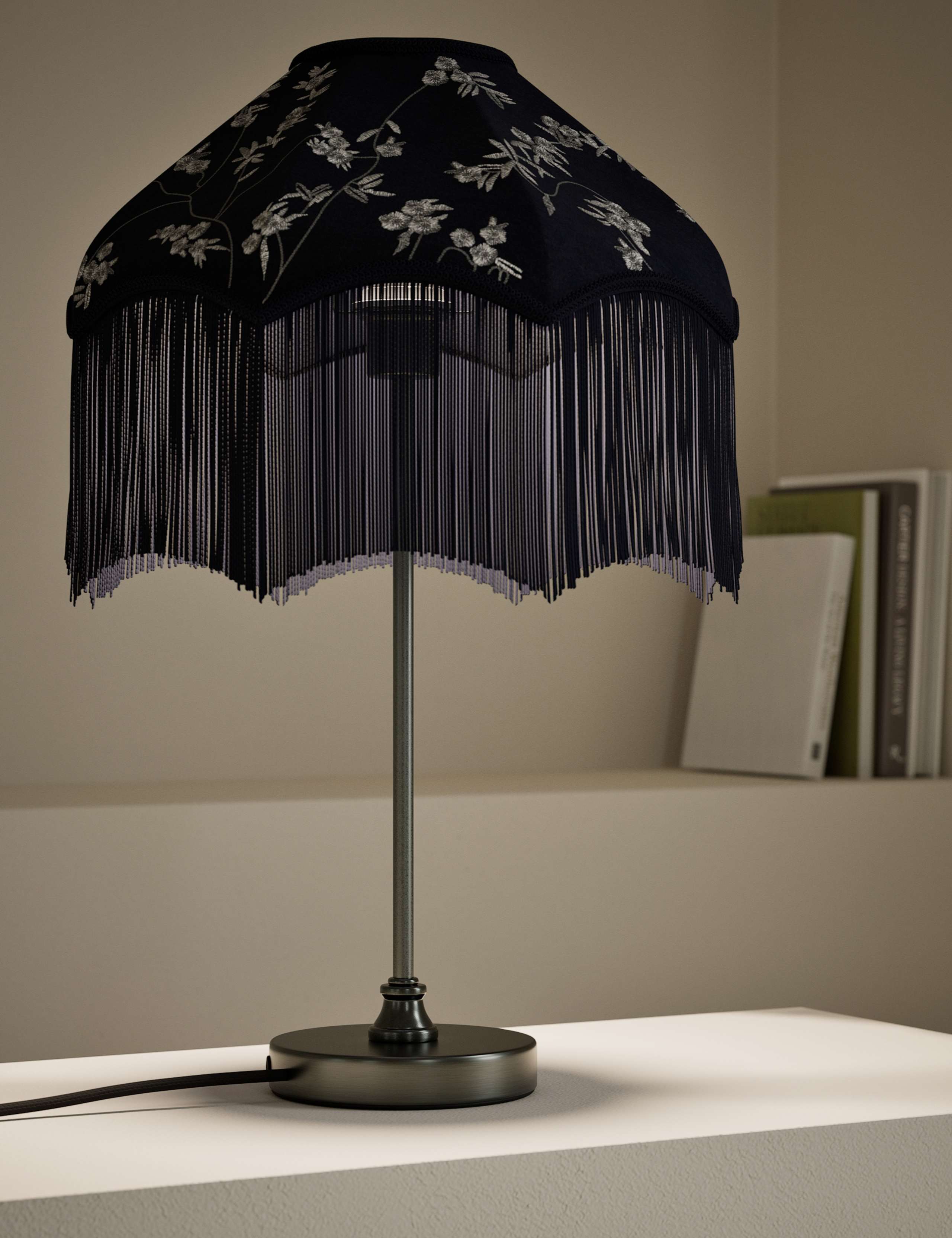 Velvet Cherry Blossom Table Lamp 2 of 5
