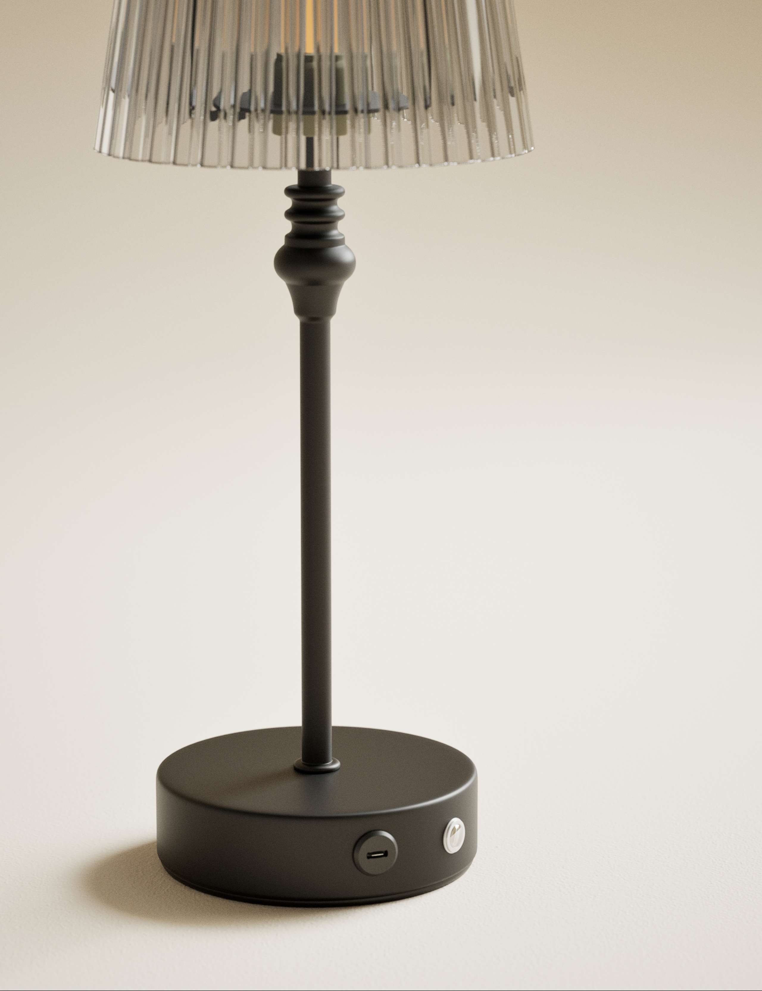 Metal Rechargeable Table Lamp 4 of 5