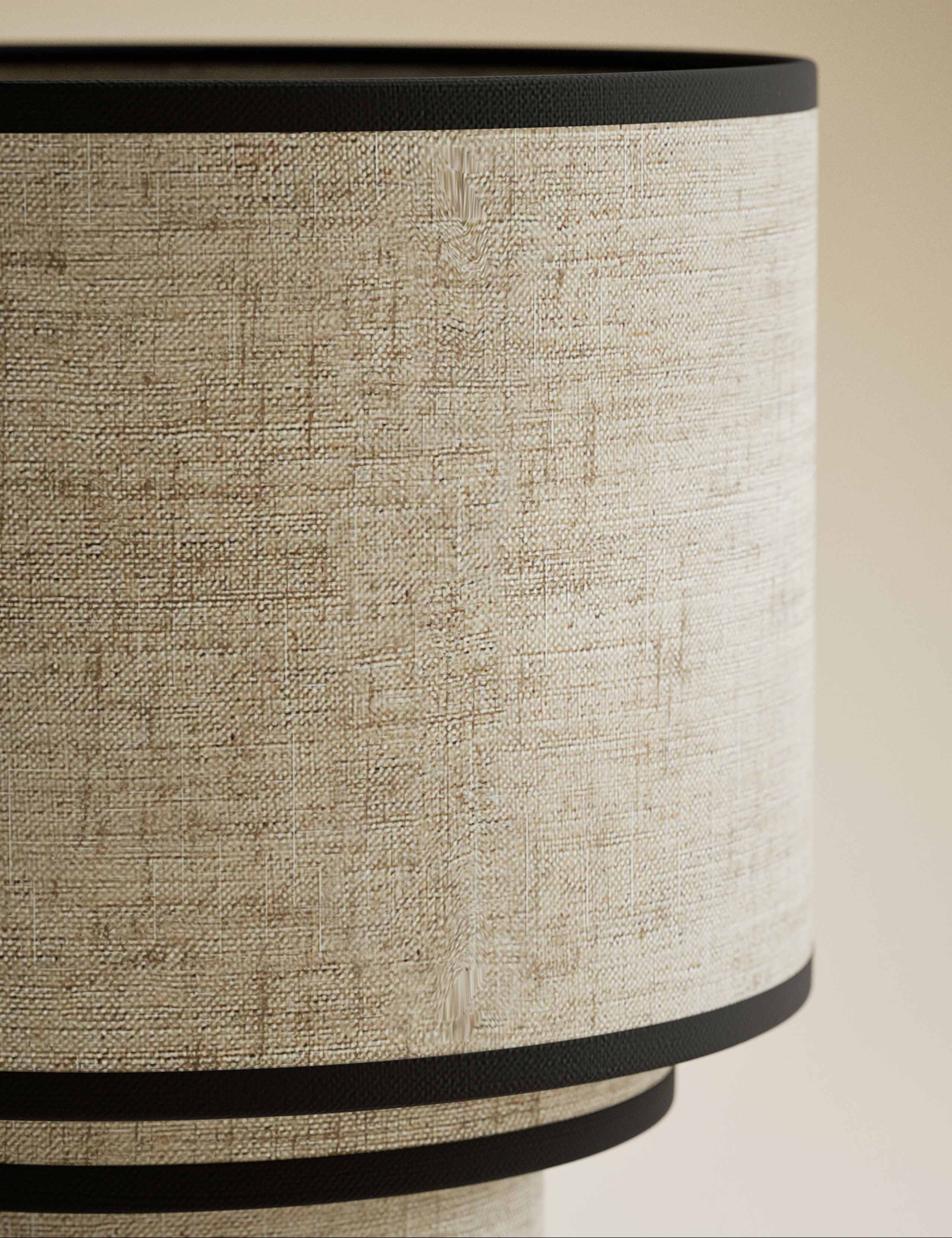 Layer Drum Table Lamp with Contrast Trim 5 of 6