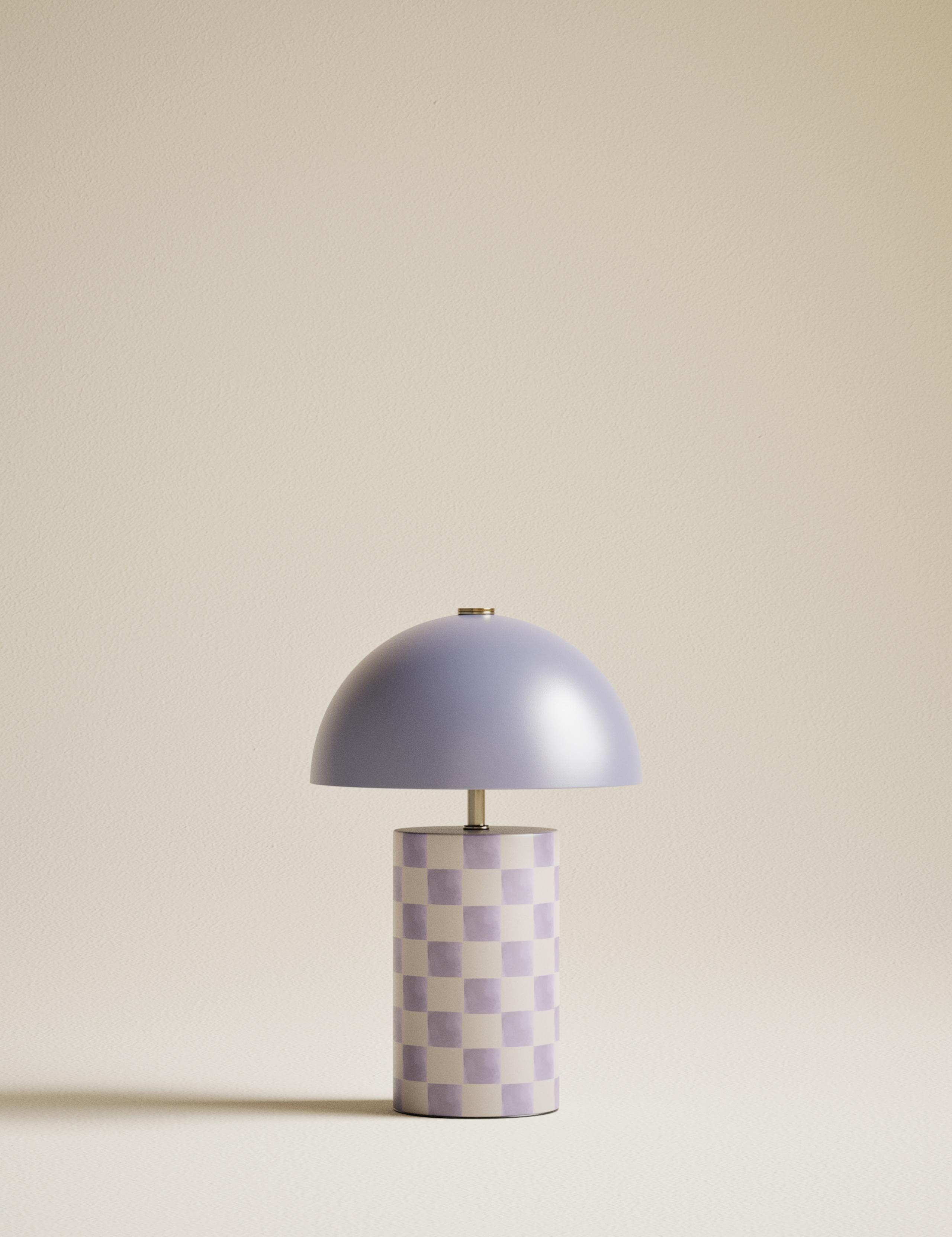 Colby Printed Rechargeable Table Lamp 3 of 5