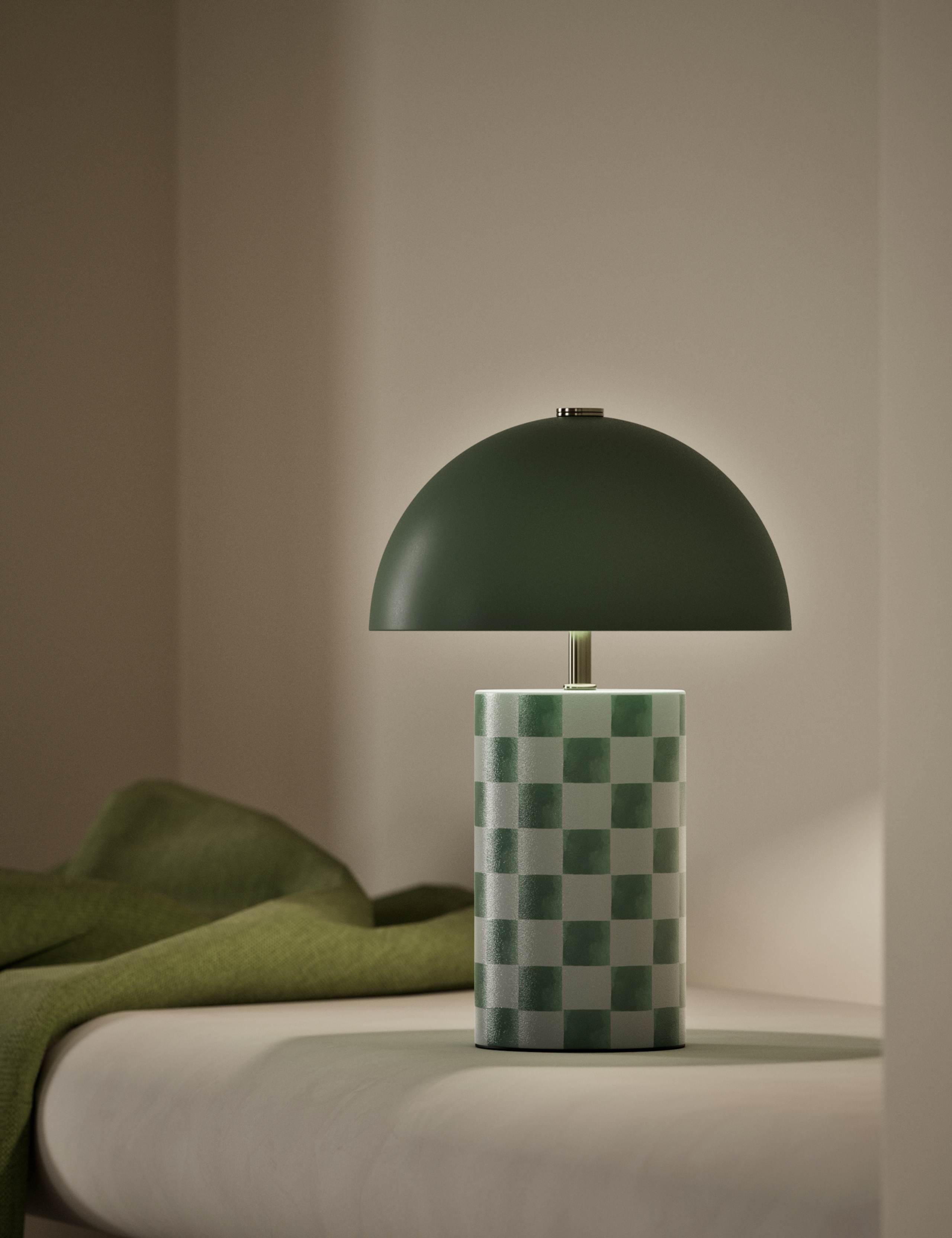 Colby Printed Rechargeable Table Lamp 2 of 5