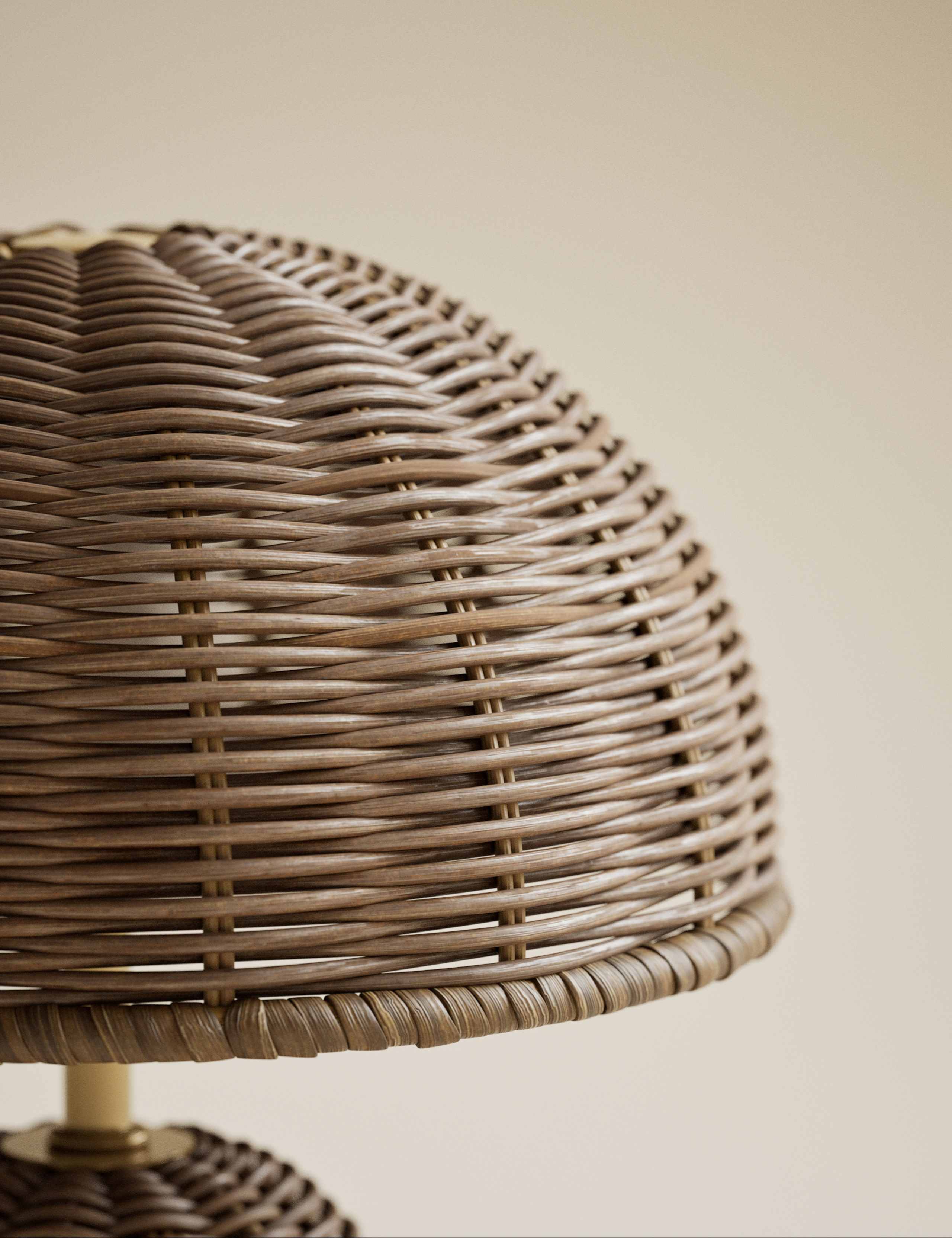 Colby Rechargeable Rattan Table Lamp 5 of 5