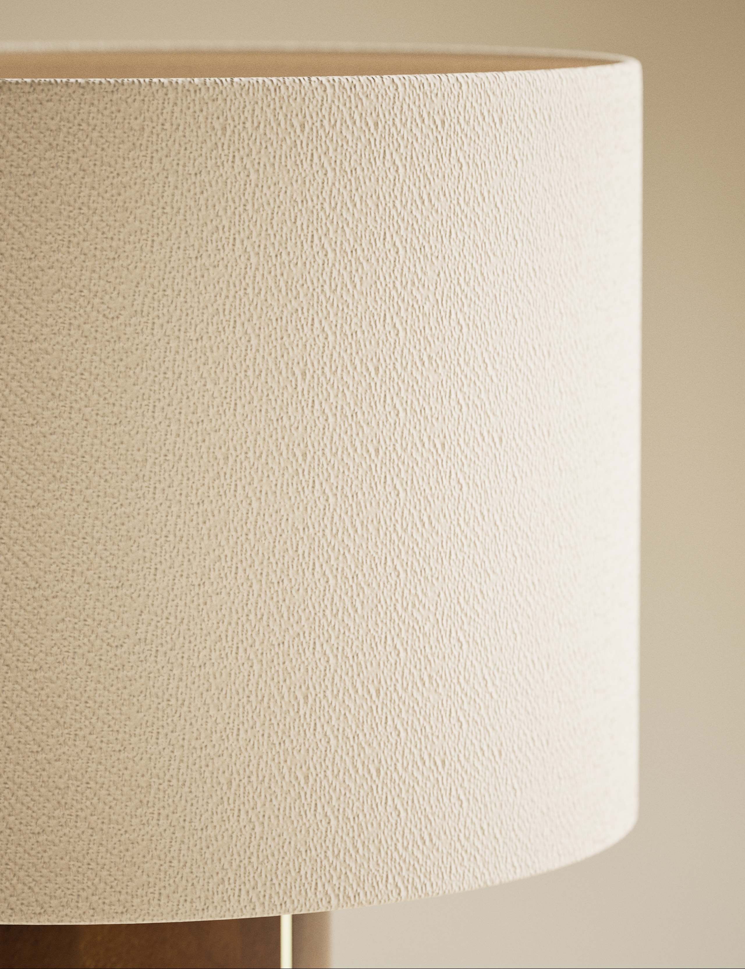 Burl Brass Inlay Table Lamp 5 of 5