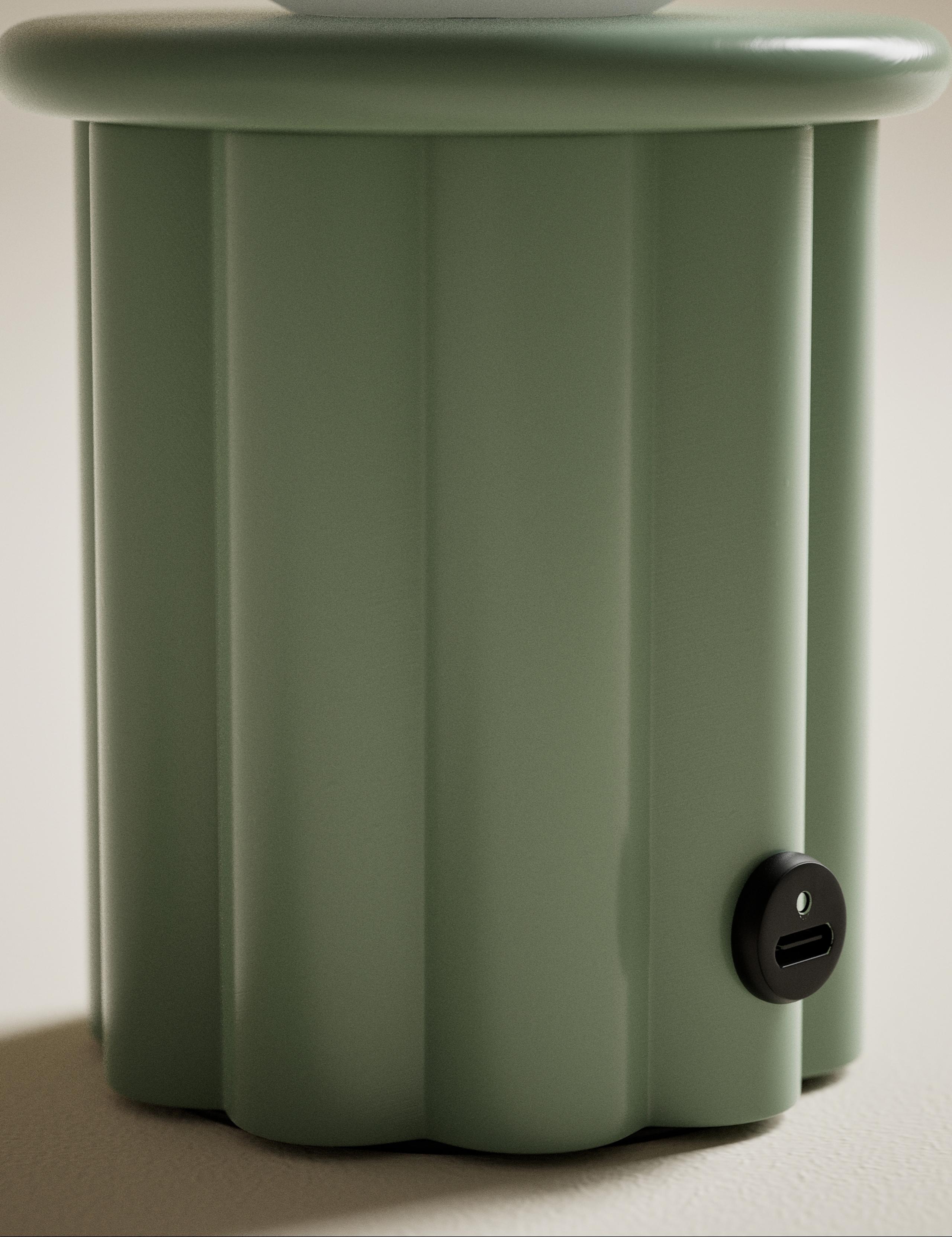 Globe Swirl Rechargeable Table Lamp 4 of 5