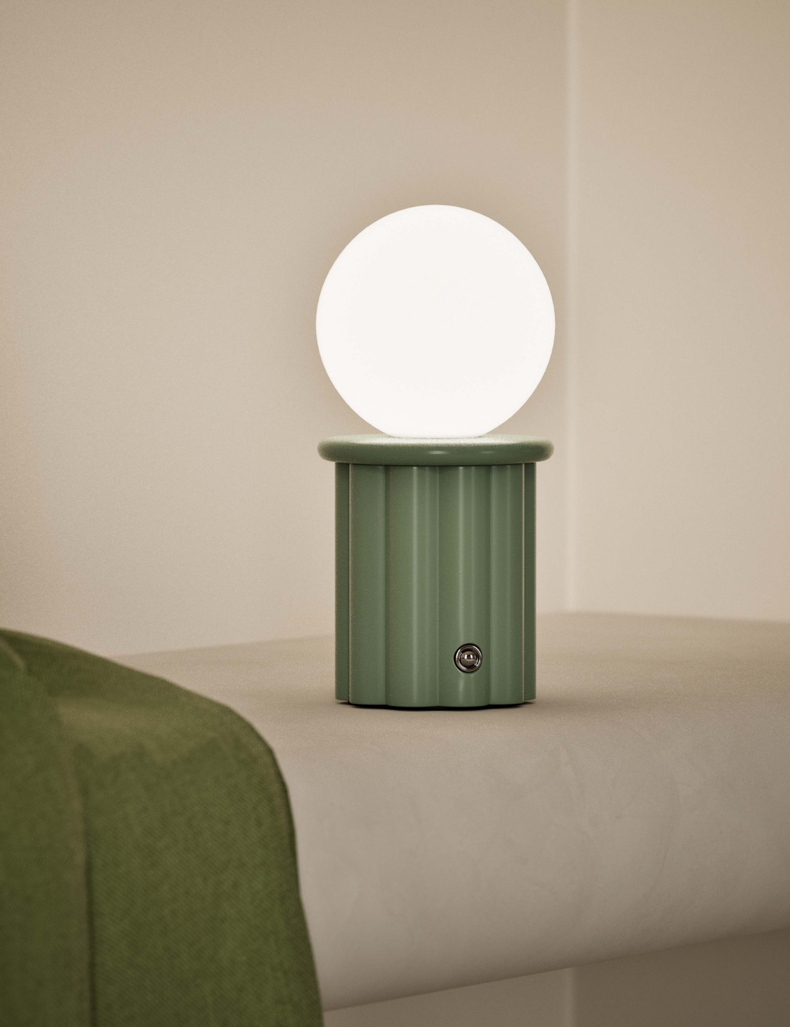 Globe Swirl Rechargeable Table Lamp 2 of 5