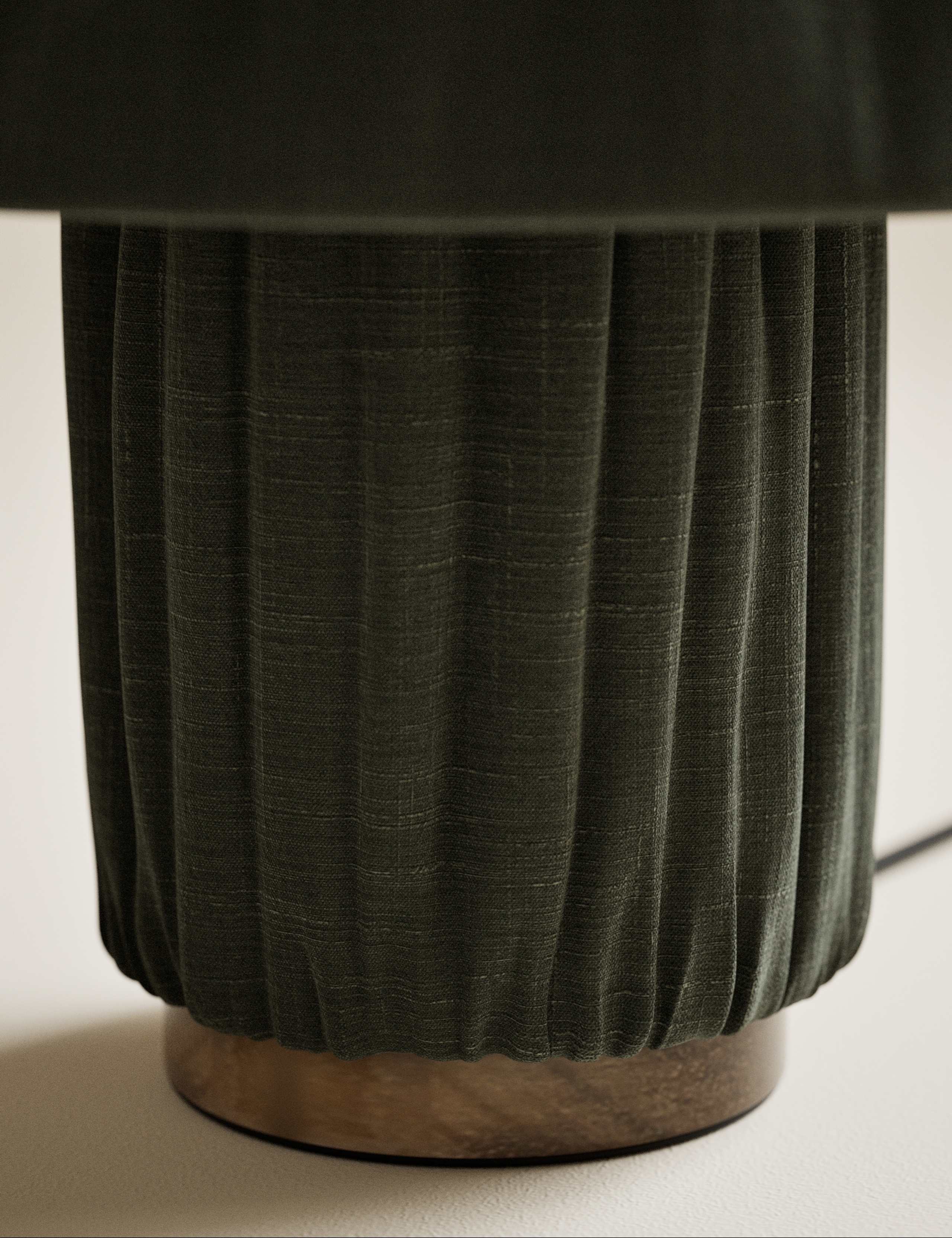 Soft Pleated Fabric Table Lamp 5 of 6
