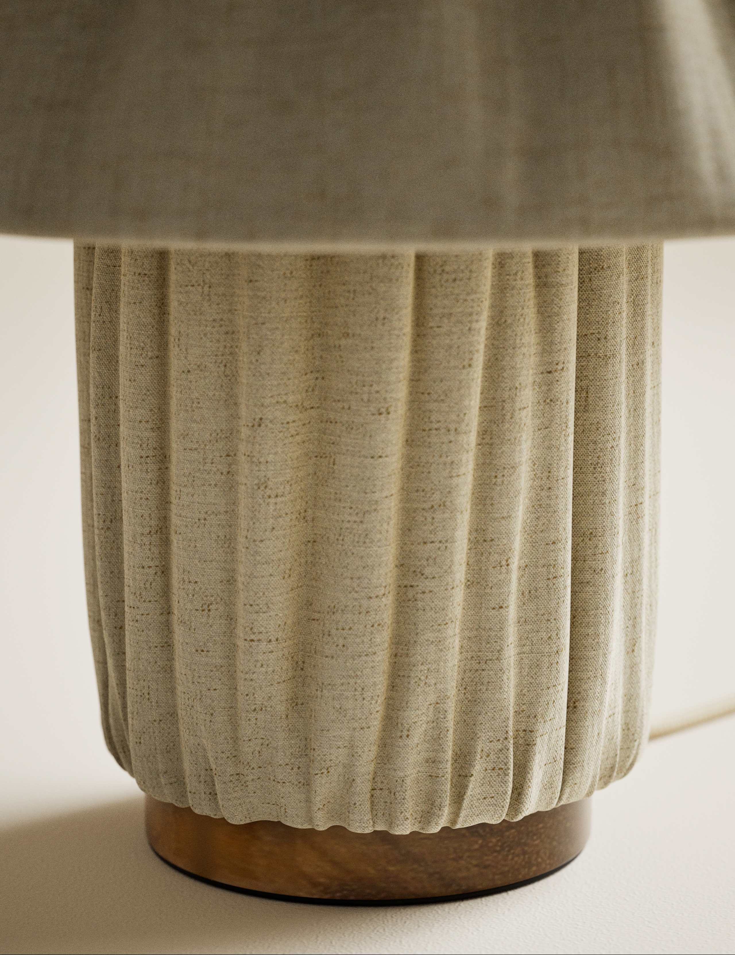 Soft Pleated Fabric Table Lamp 4 of 5
