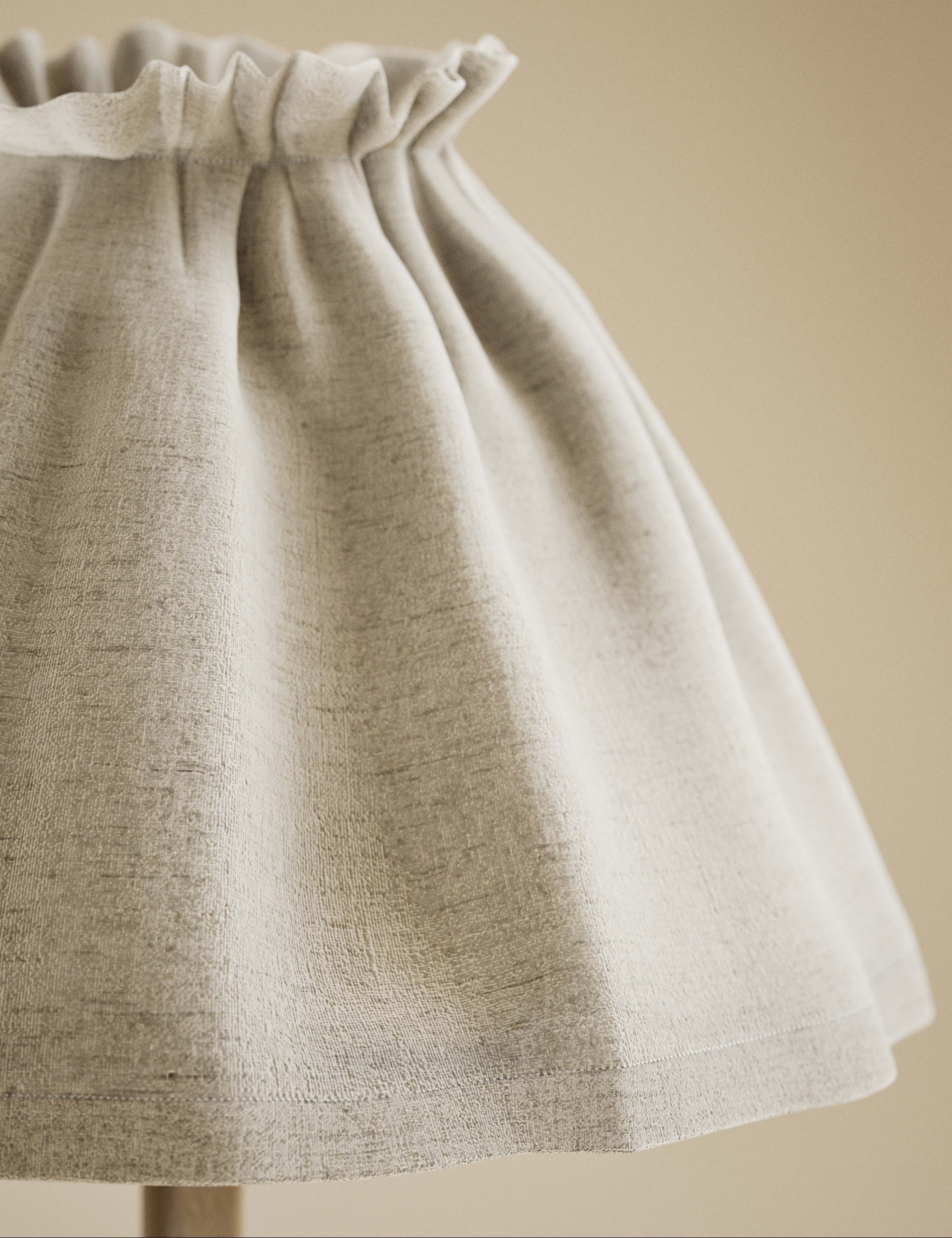 Flow Wooden Skirt Shade Table Lamp 5 of 5