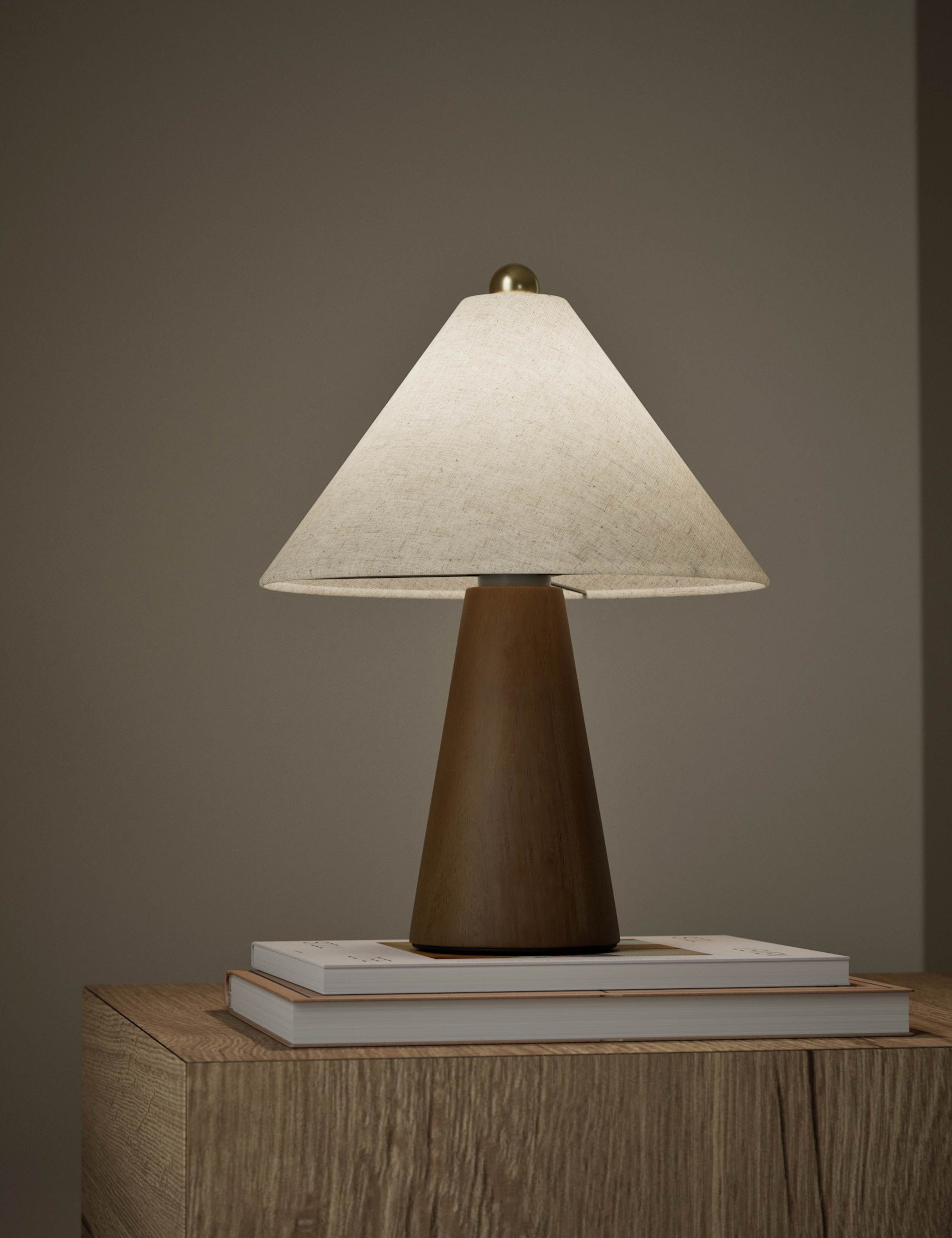 Wooden Rechargeable Table Lamp 2 of 5