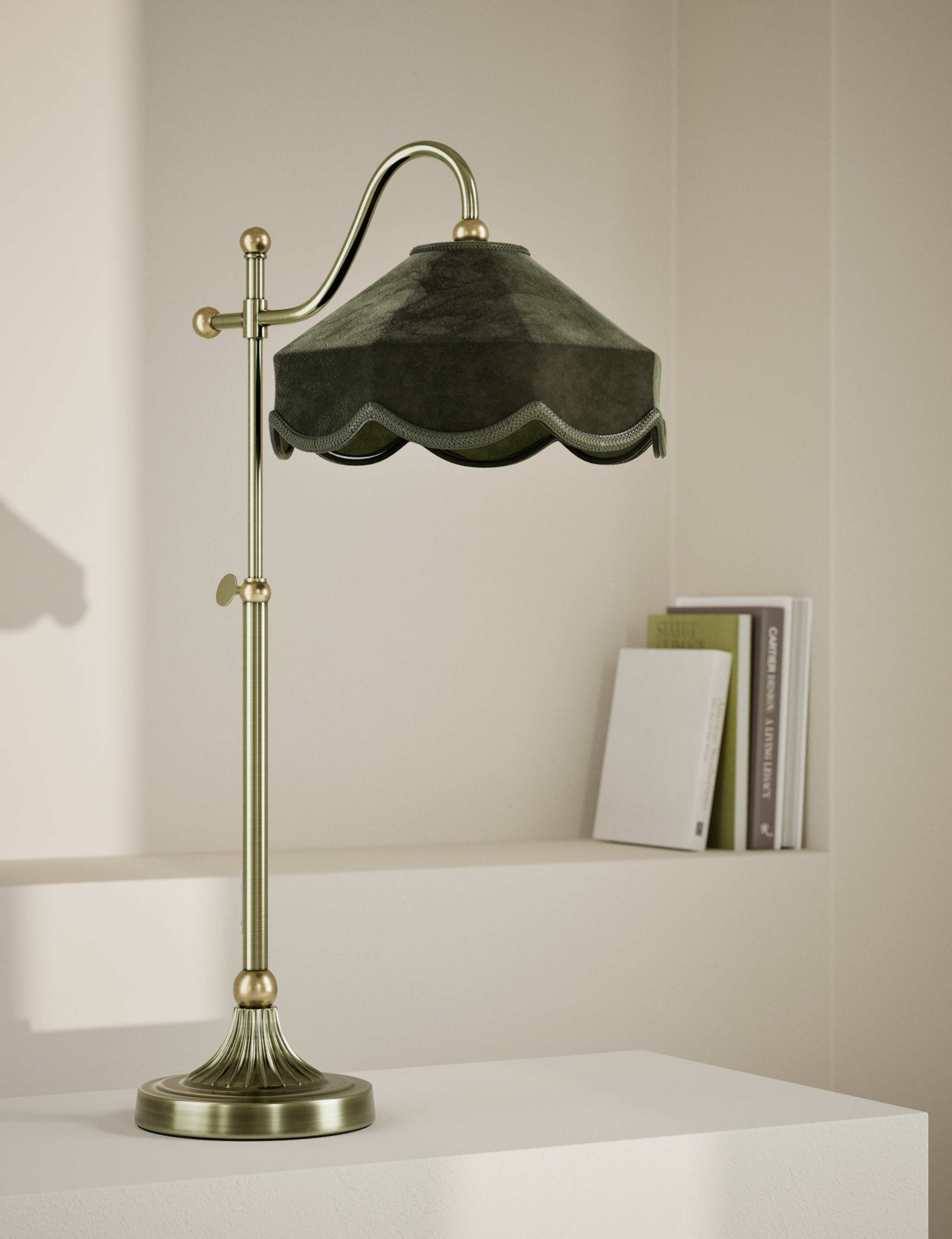 Winnie Velvet Table Lamp 1 of 5