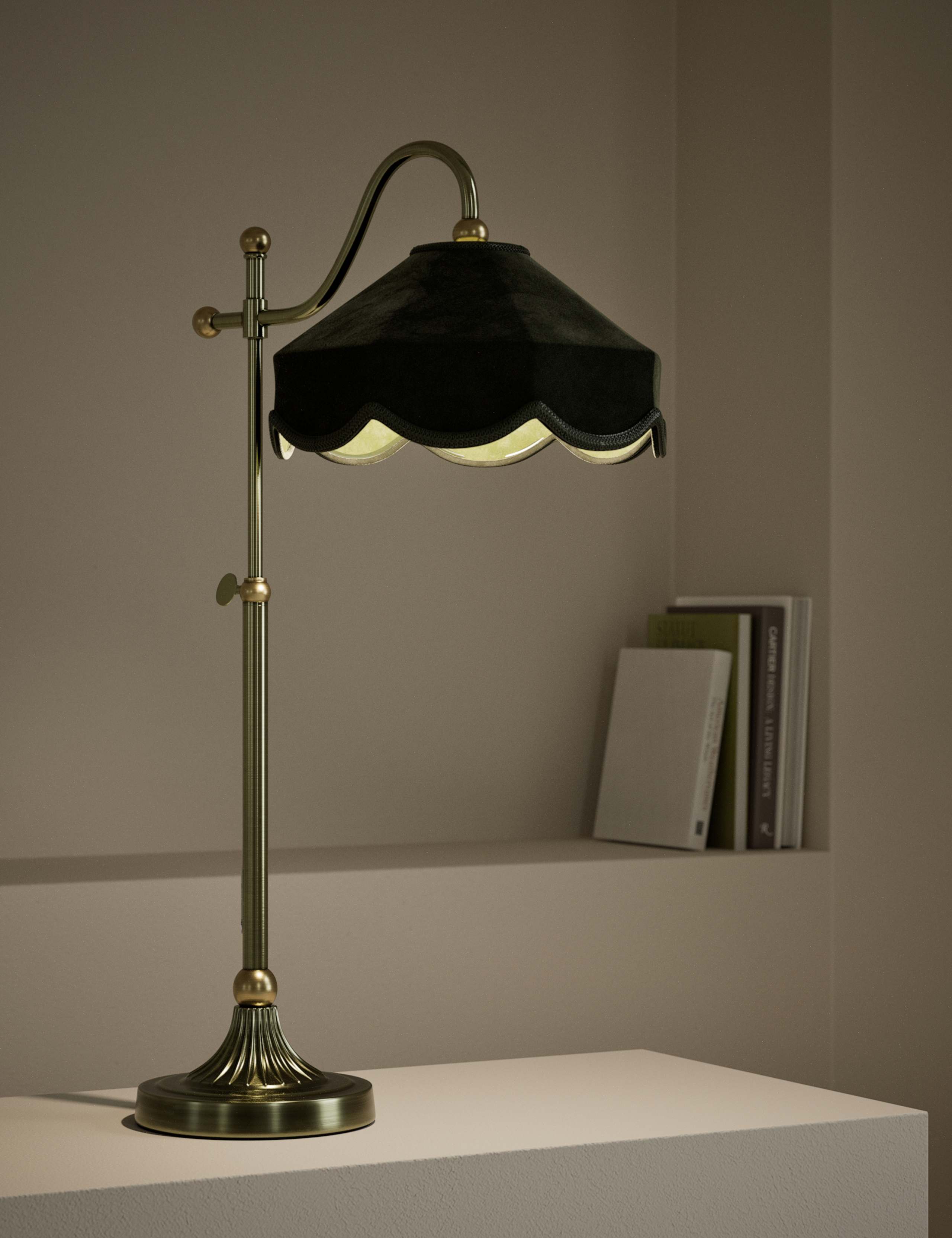 Winnie Velvet Table Lamp 2 of 5