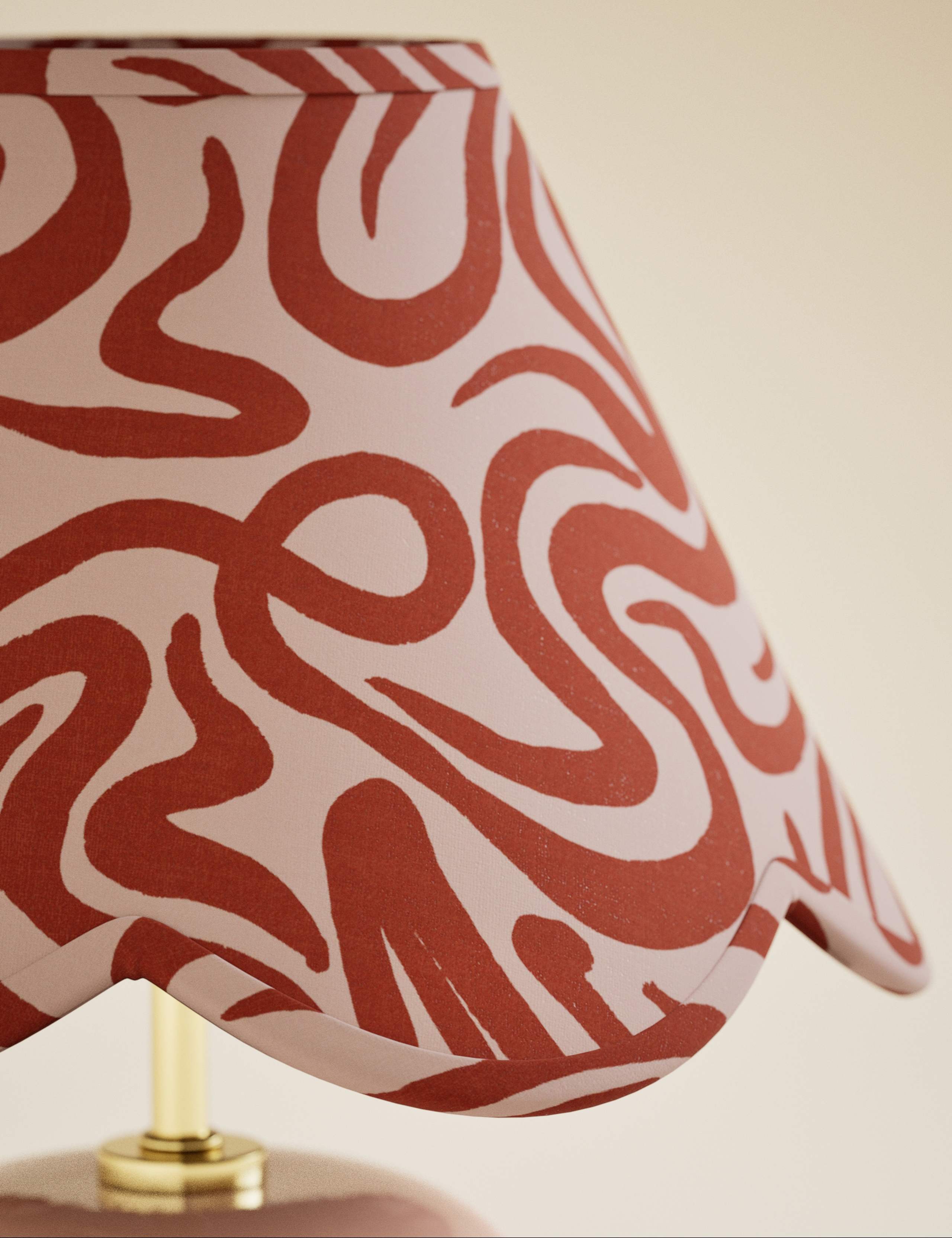 Squiggle Print Rechargeable Table Lamp 5 of 5
