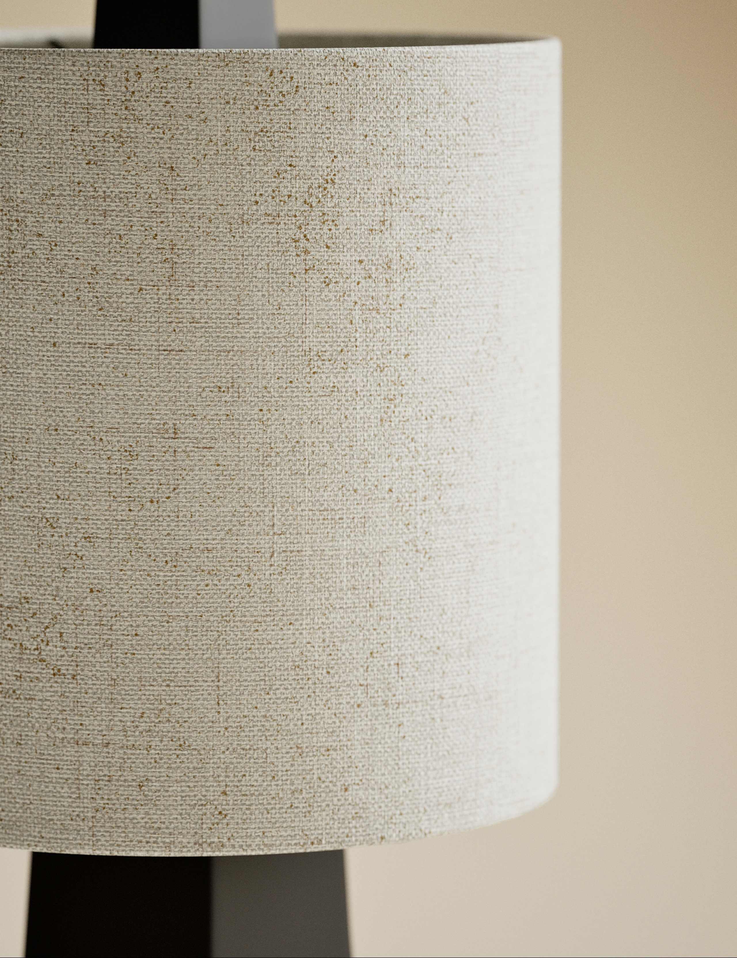 Black Wooden Table Lamp 5 of 6