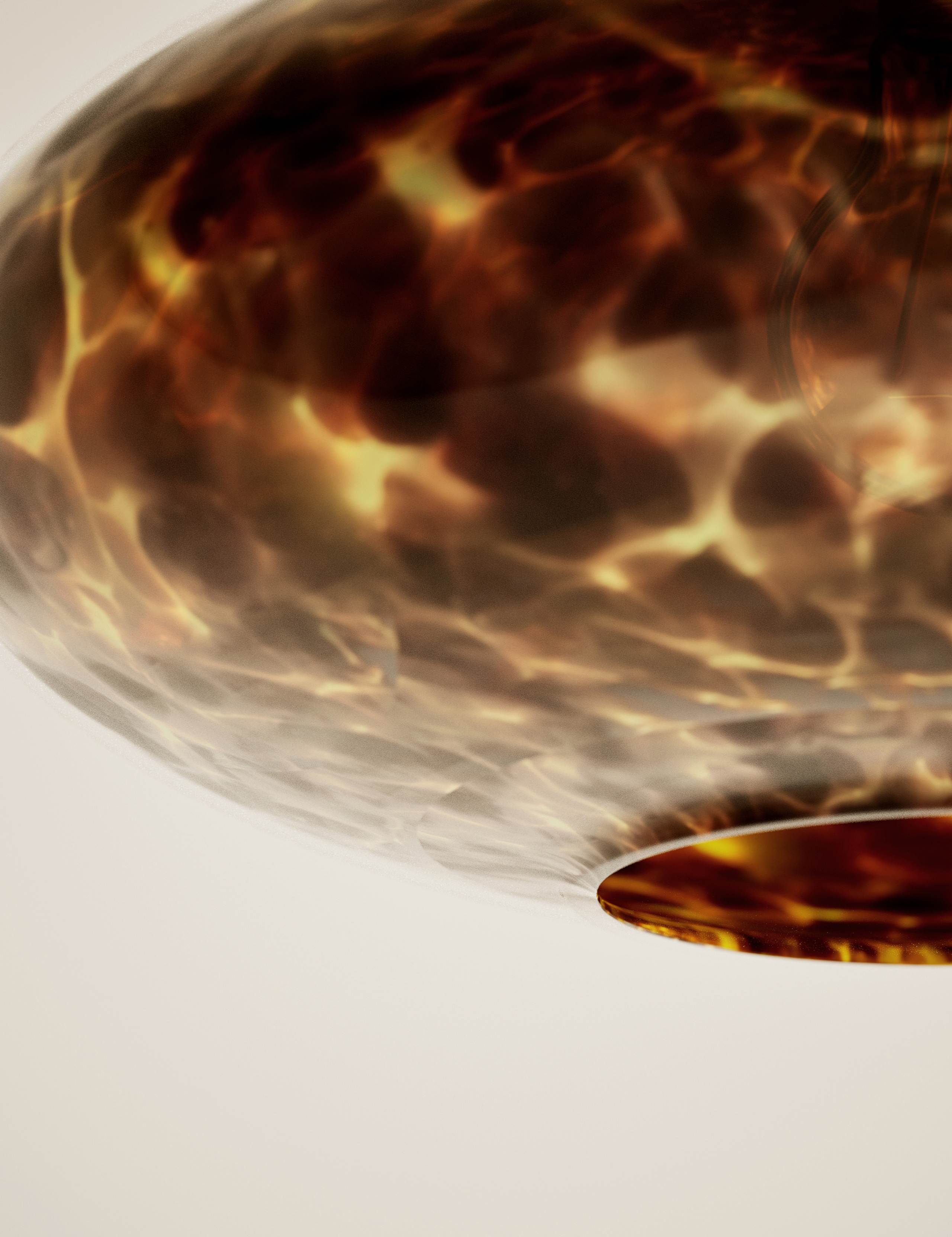 Glass Tortoise Shell Easy Fit Shade 5 of 5