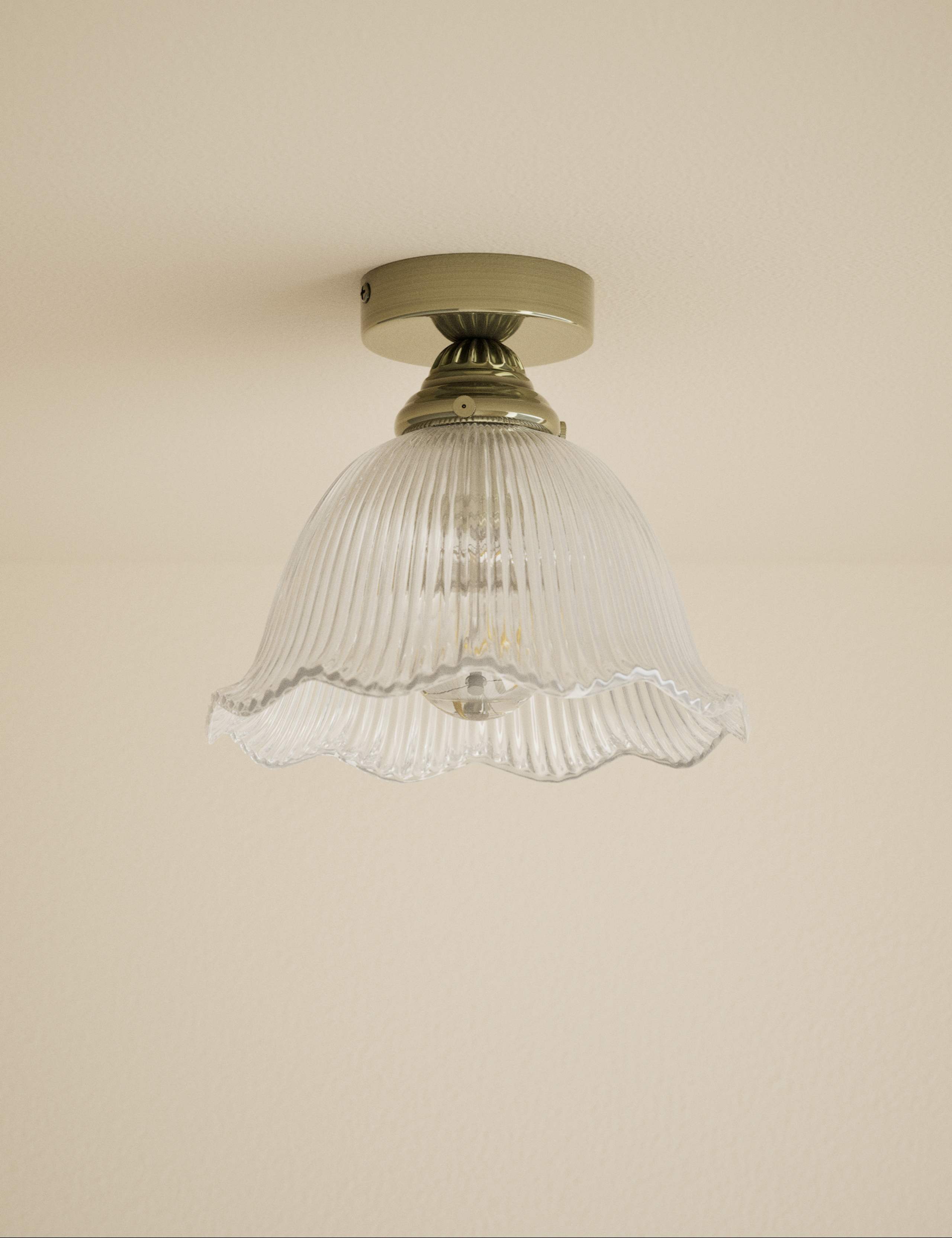 Josephine Glass Flush Ceiling Light 3 of 5