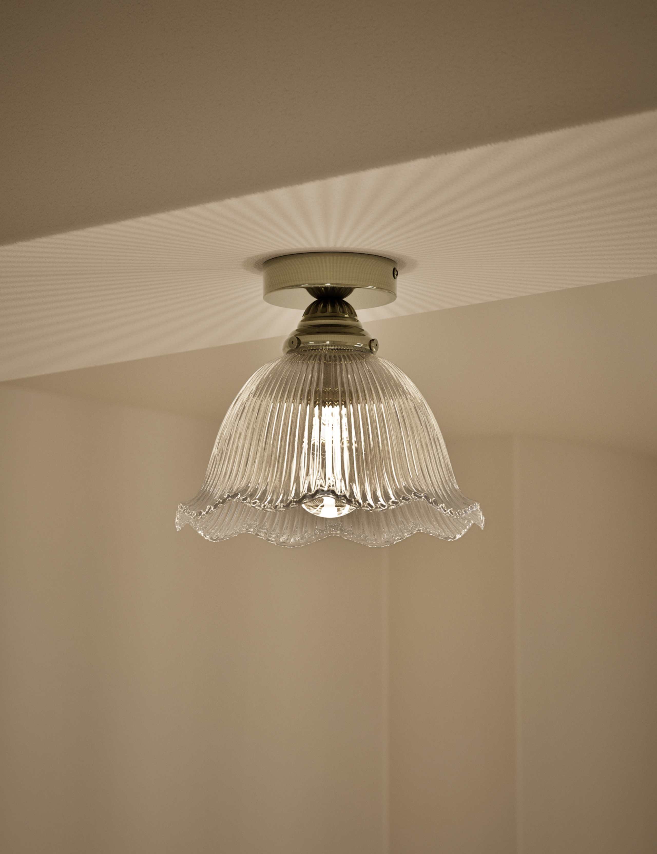 Josephine Glass Flush Ceiling Light 2 of 5
