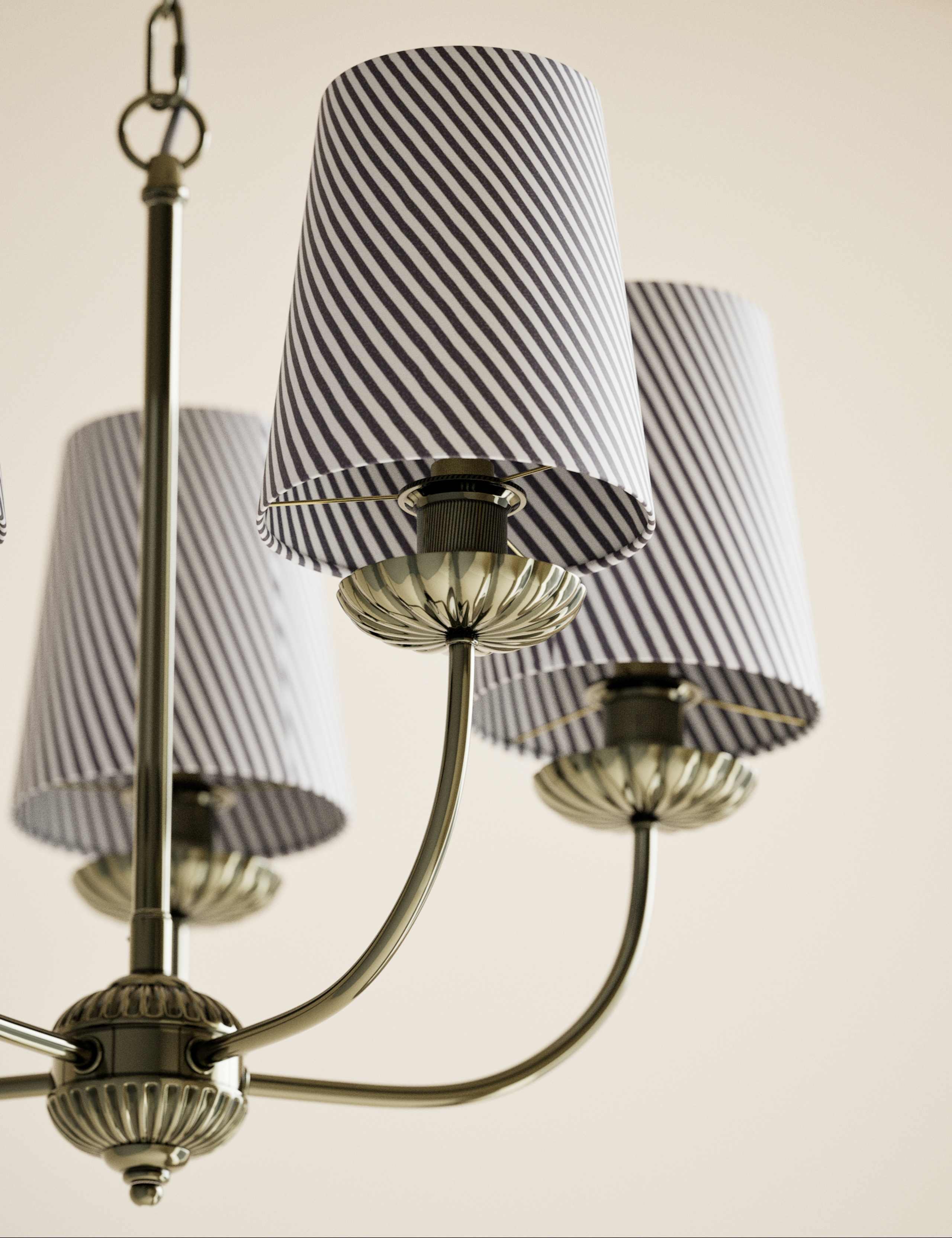 Heritage Striped Chandelier 5 of 5