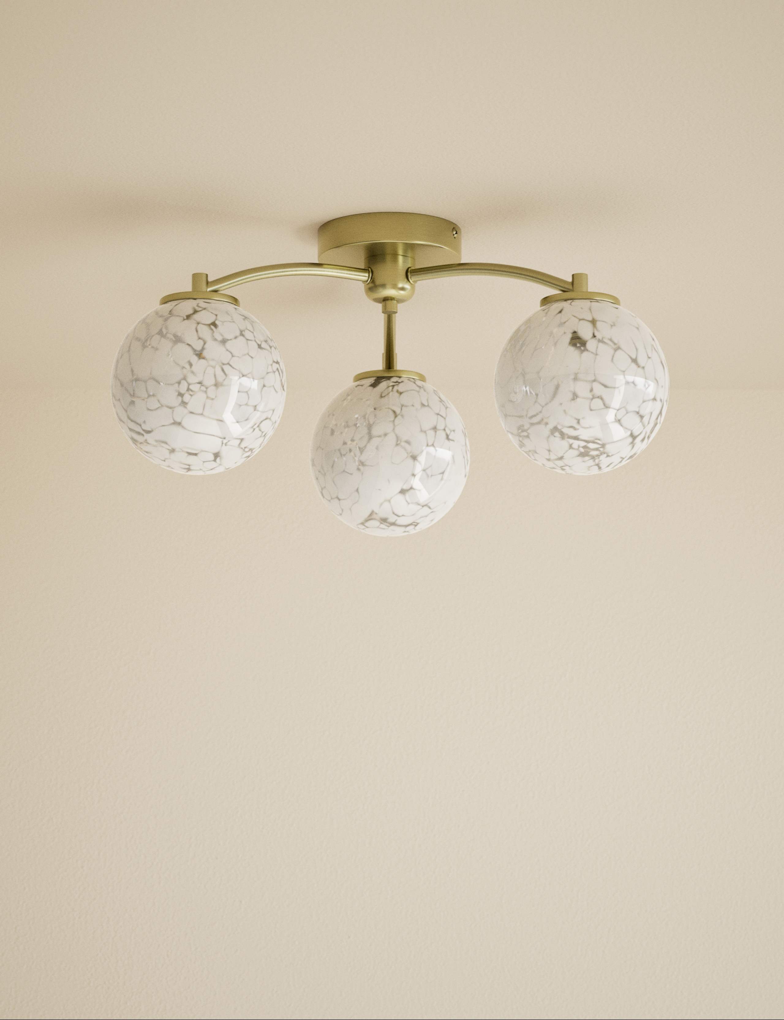 Confetti Glass Multi Flush Ceiling Light 3 of 5