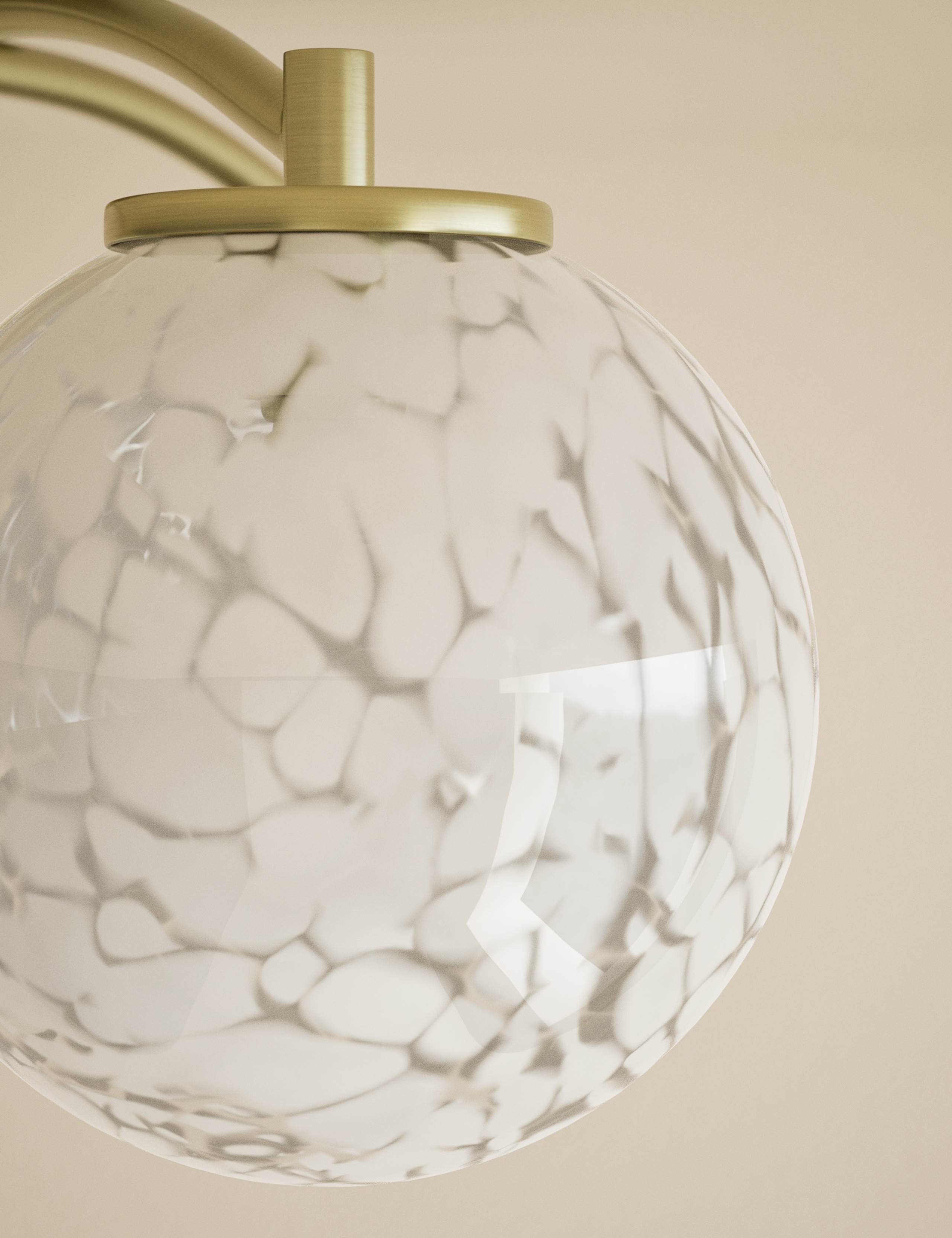 Confetti Glass Multi Flush Ceiling Light 5 of 5