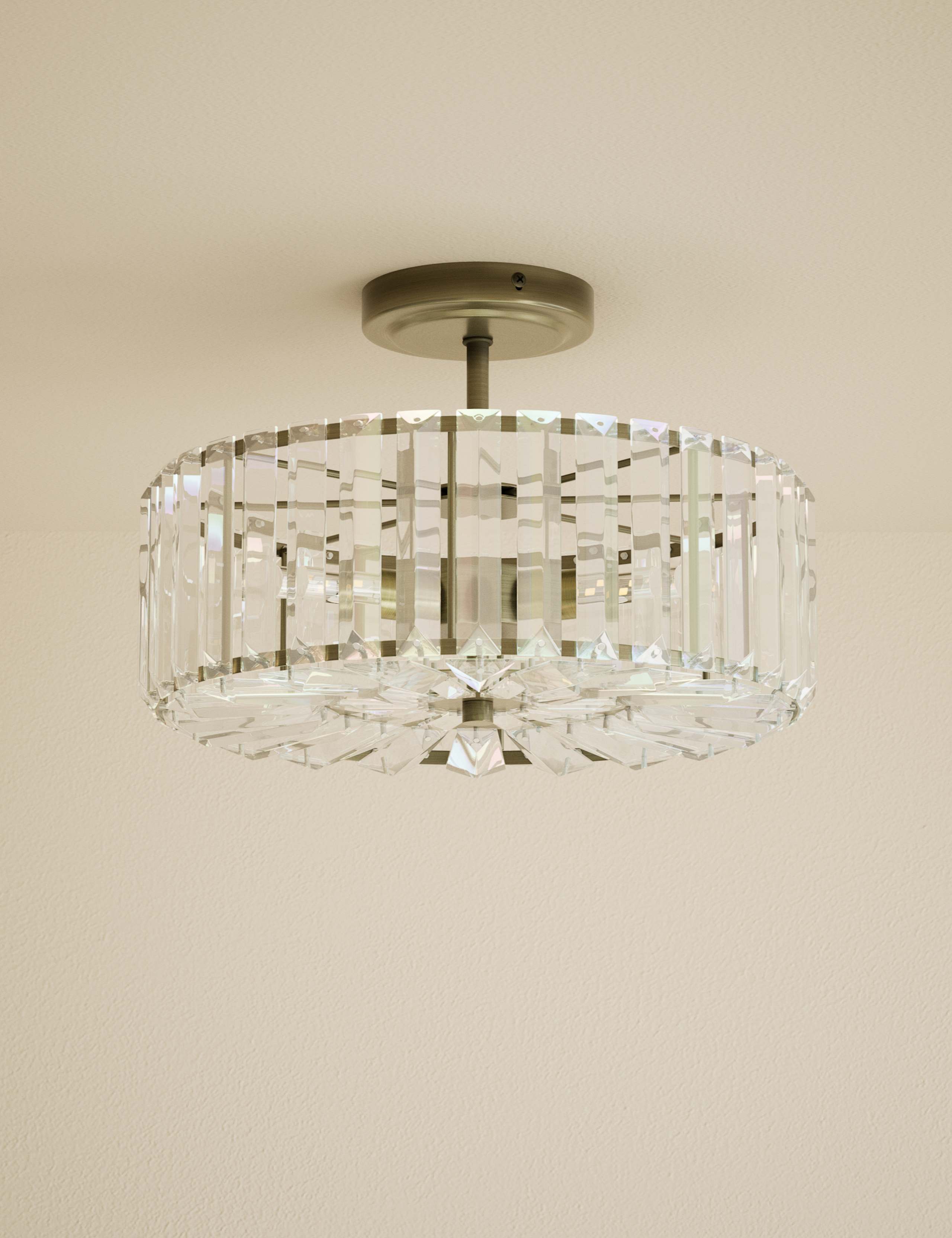 Glass Flush Ceiling Light 4 of 6