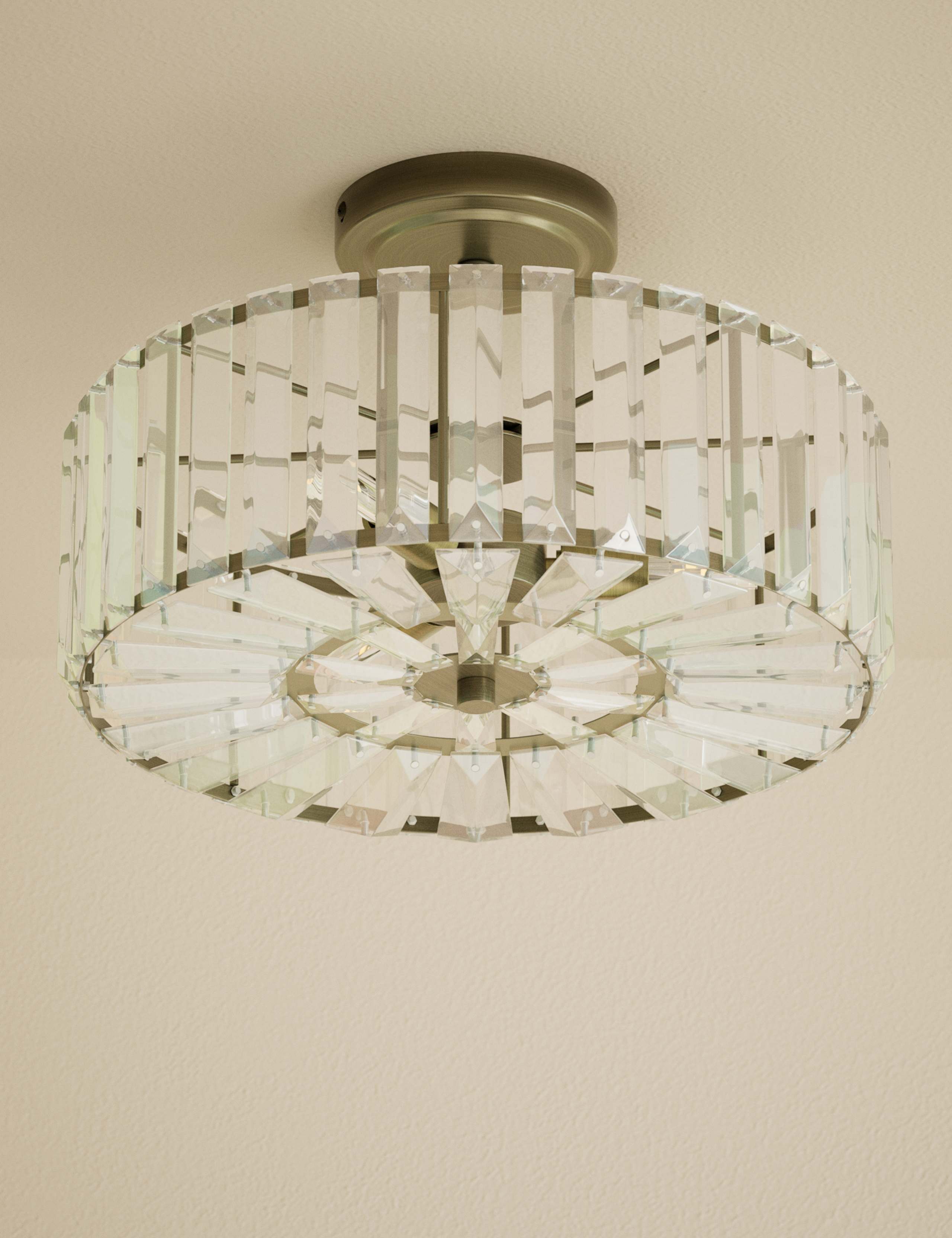 Glass Flush Ceiling Light 6 of 6