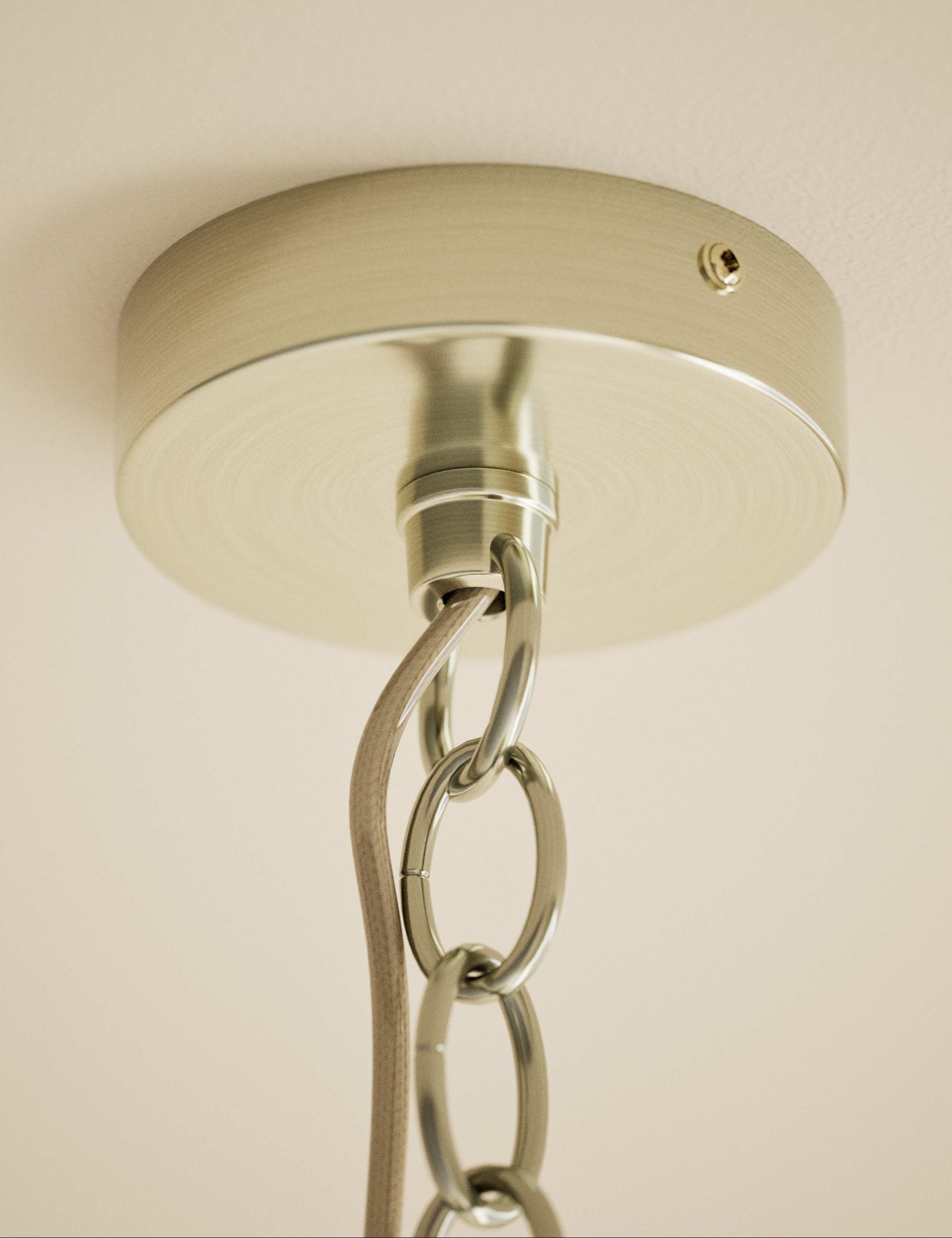 White Scallop Glass Shade 4 of 5